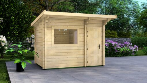 Novum Kerava Outdoor Sauna - Twee tot vierpersoons - Sparrenhout  