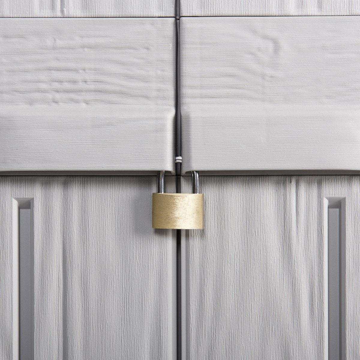 Toomax Florida XL opbergkast hoog - lichtgrijs/donkergrijs