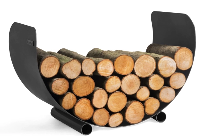 CookKing Turyn houtopslag - 70 x 36 x 45 cm - zwart staal CookKing Turyn houtopslag - 70 x 36 x 45 cm - zwart staal