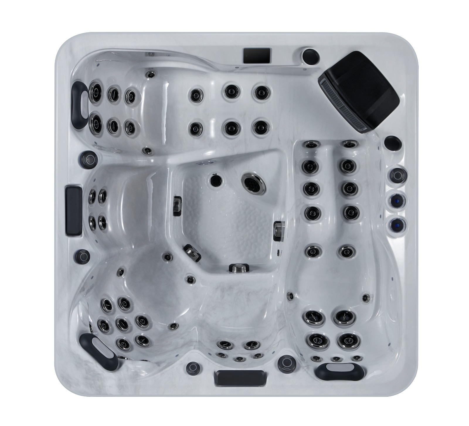 Orion Mirage spa X3 - 5 persoons - Lichtgrijs - Plug and Play