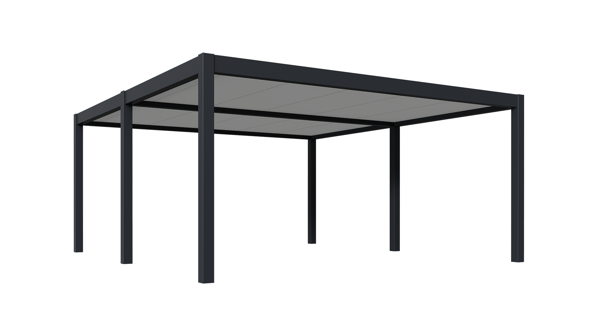 Orion carport - 300x530 cm - Antraciet