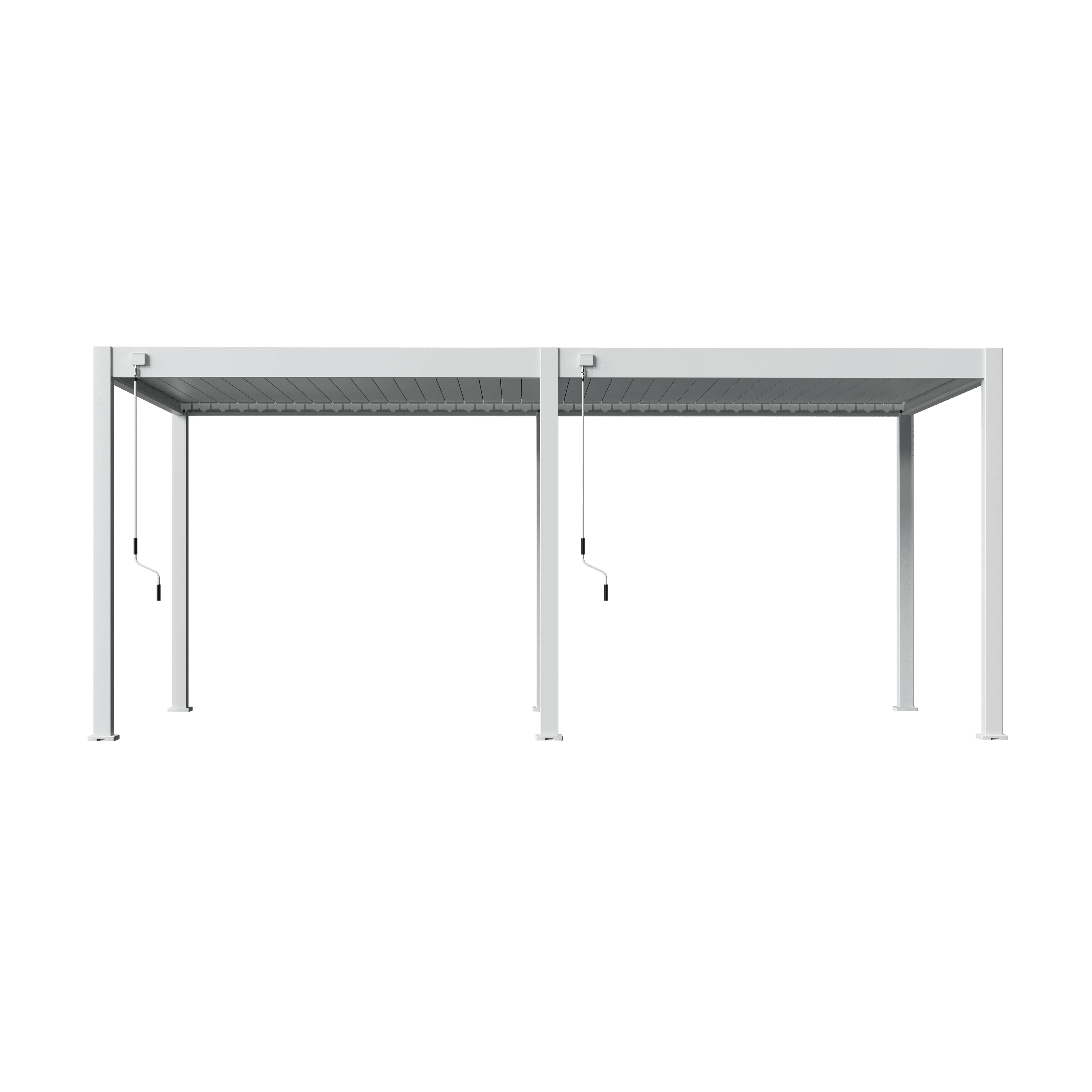 Orion Deluxe overkapping - 300x600 cm - Wit