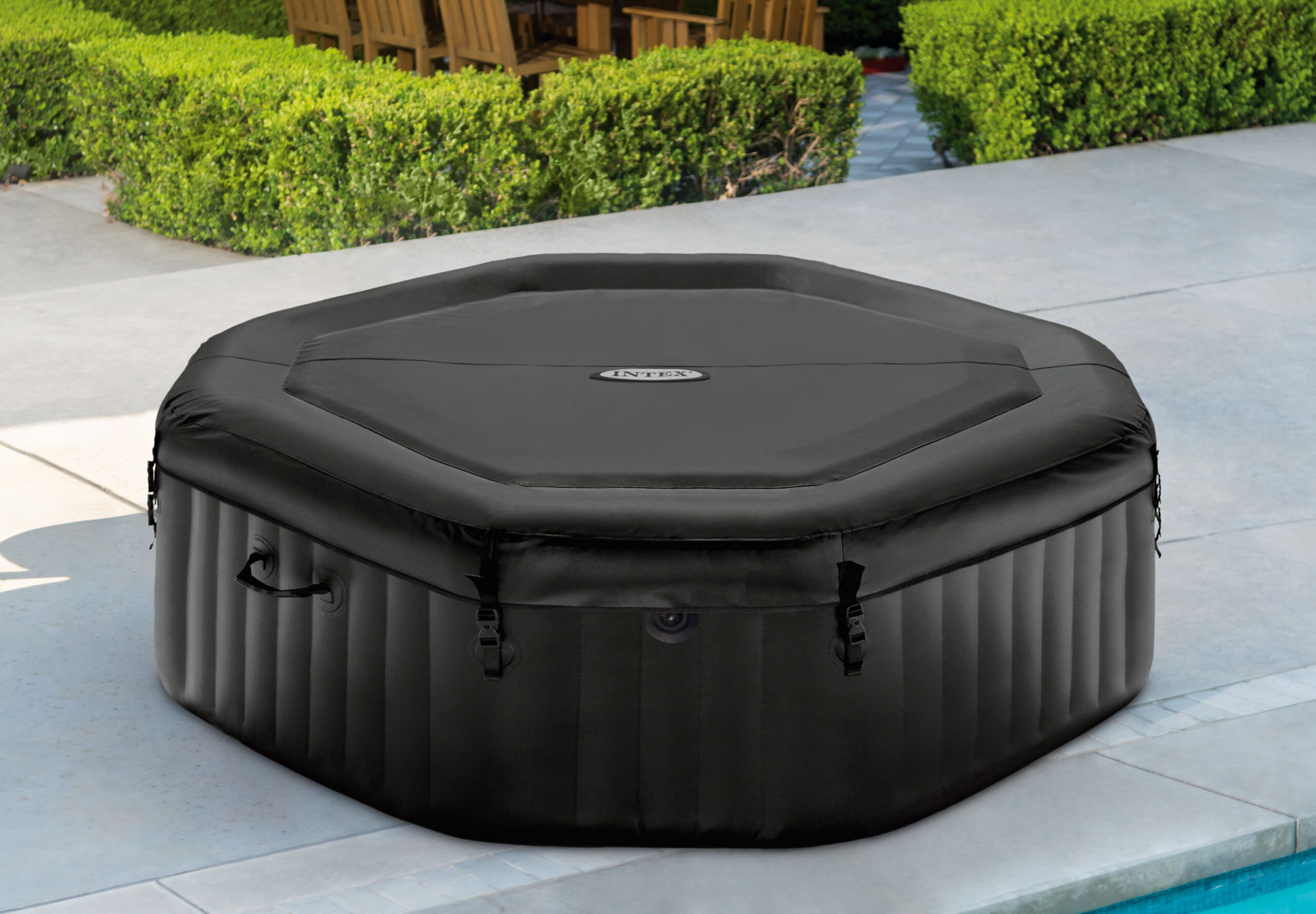 Intex PureSpa Bubble & Jet Deluxe opblaasbare spa – 6 persoons Intex PureSpa Bubble & Jet Deluxe opblaasbare spa – 6 persoons