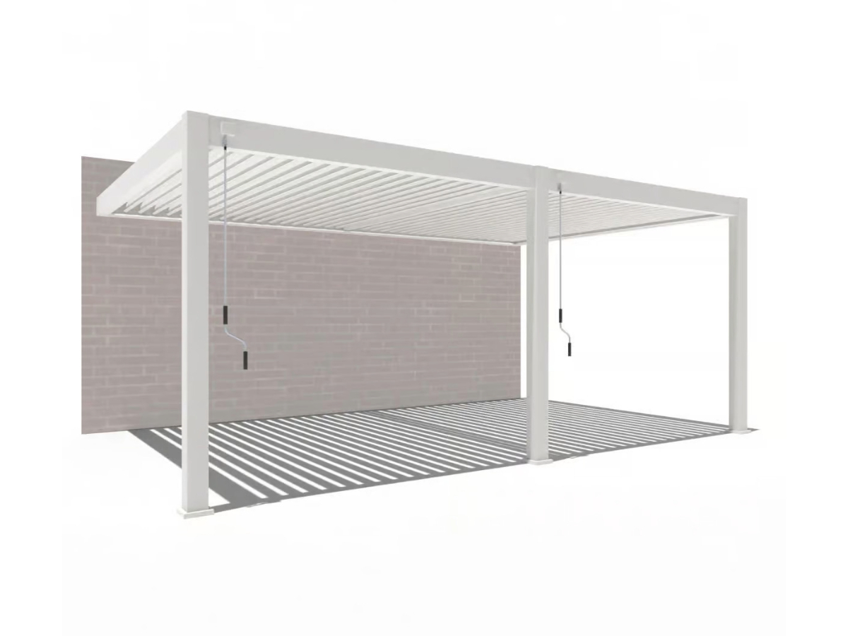 Orion Premium overkapping - Muurbevestiging - 400x600 cm - Wit