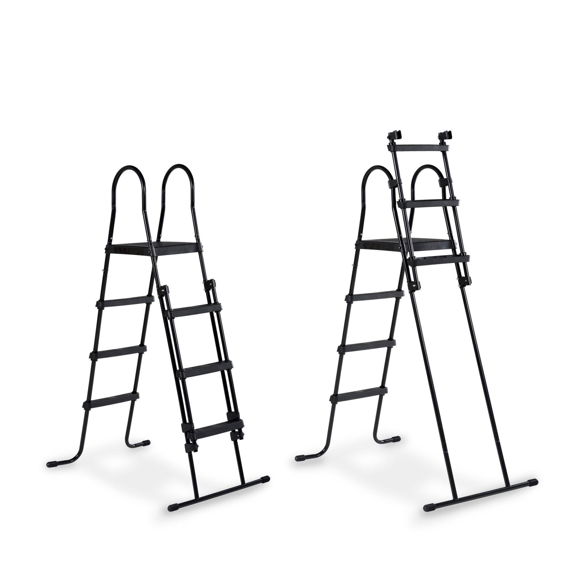 EXIT Black Leather zwembad 400 x 200 x 100 cm met zandfilterpomp en overkapping