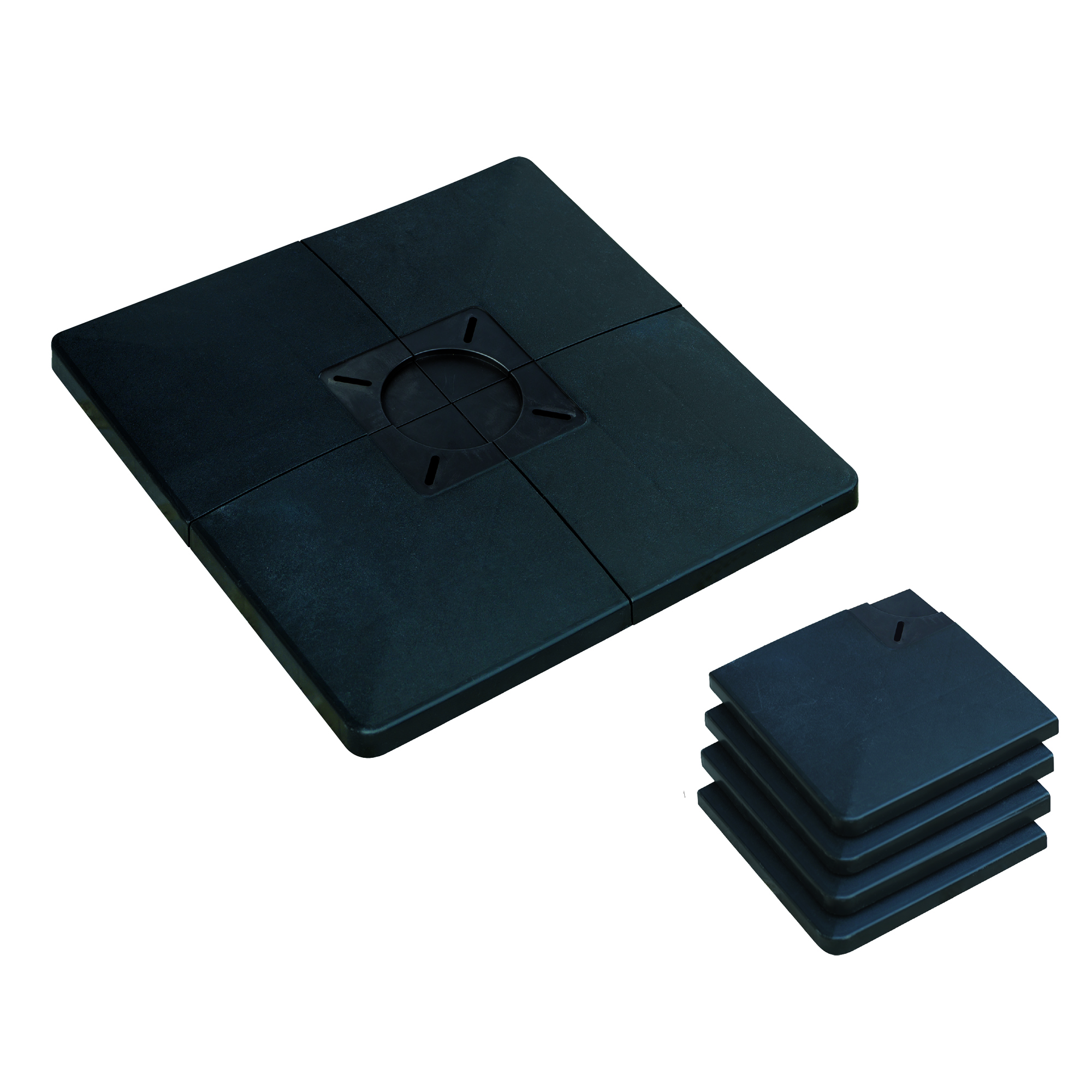 Voetplaat voor solar shower 