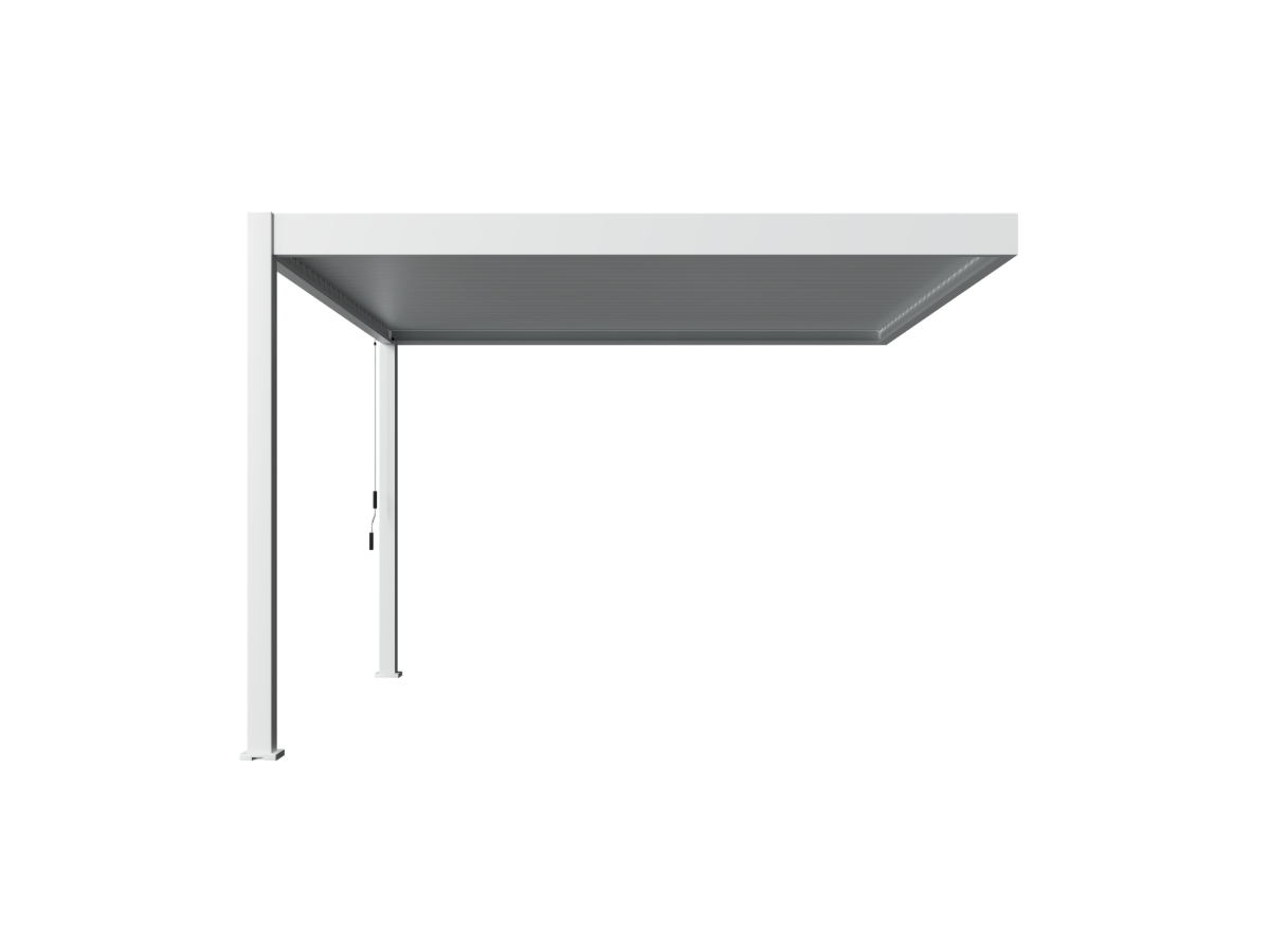 Orion Deluxe overkapping - Muurbevestiging - 360x400 cm - Wit