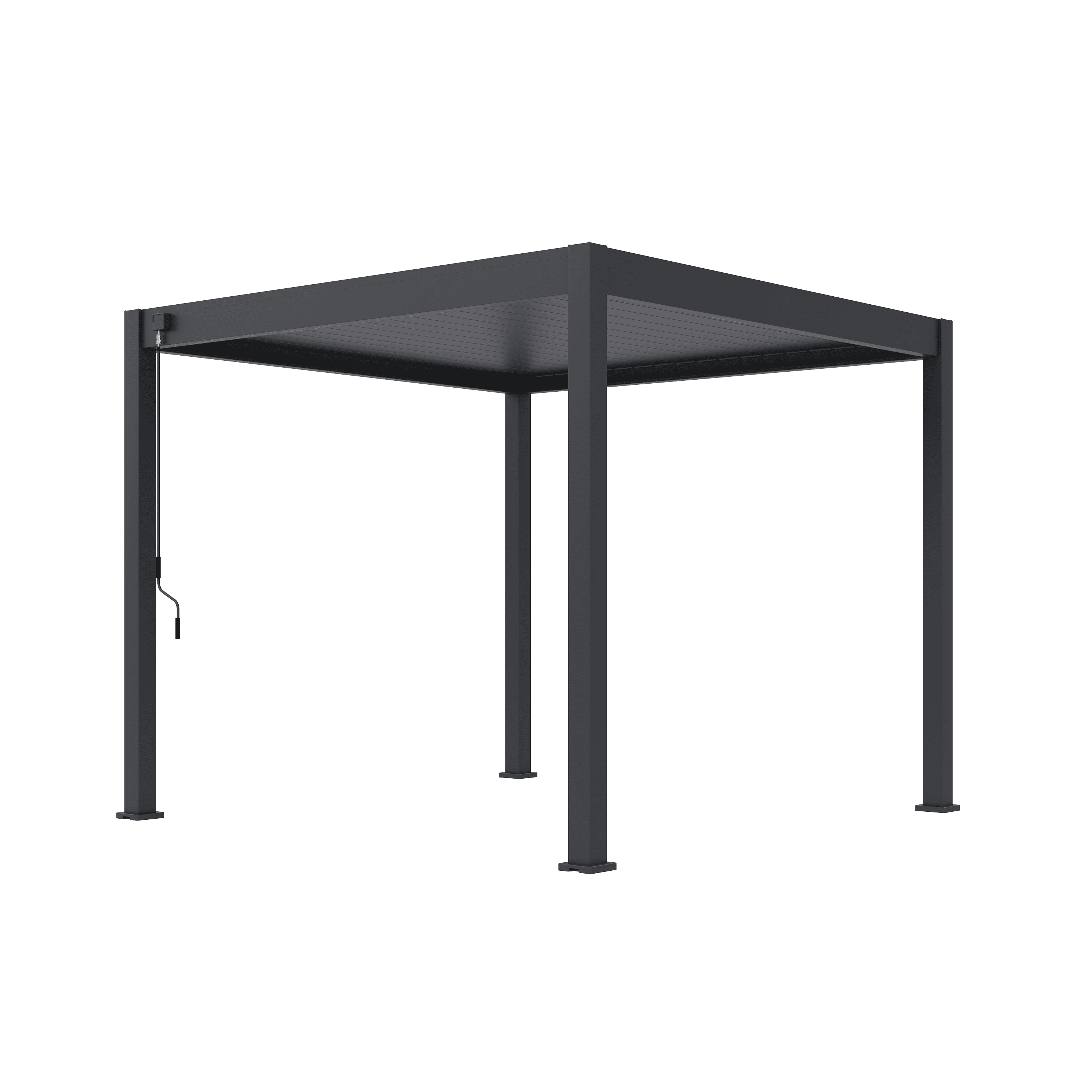 Orion Deluxe overkapping - 300x300 cm - Antraciet