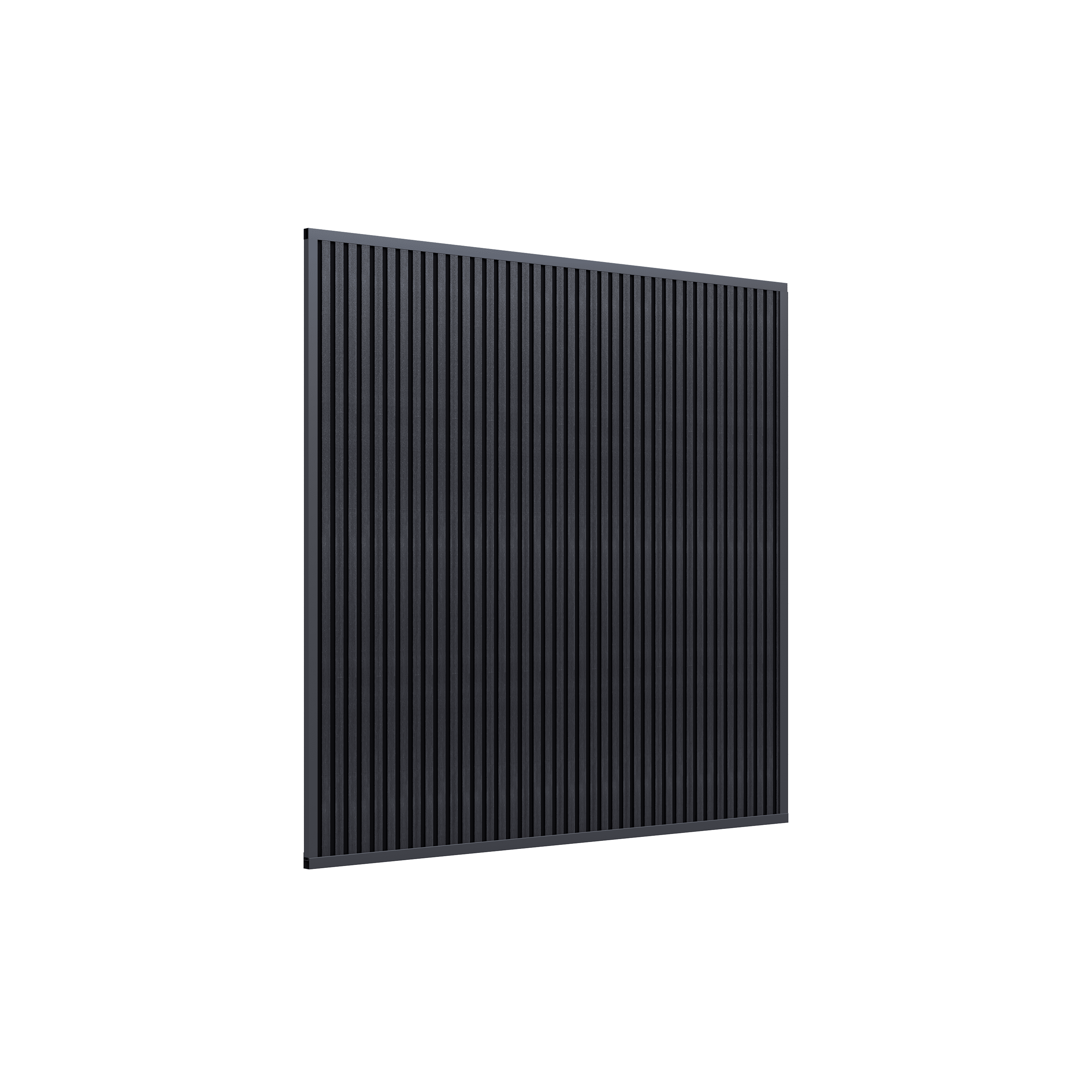 Orion composietwand - 265x236 cm - Voor 2,65m kant - Antraciet/antraciet