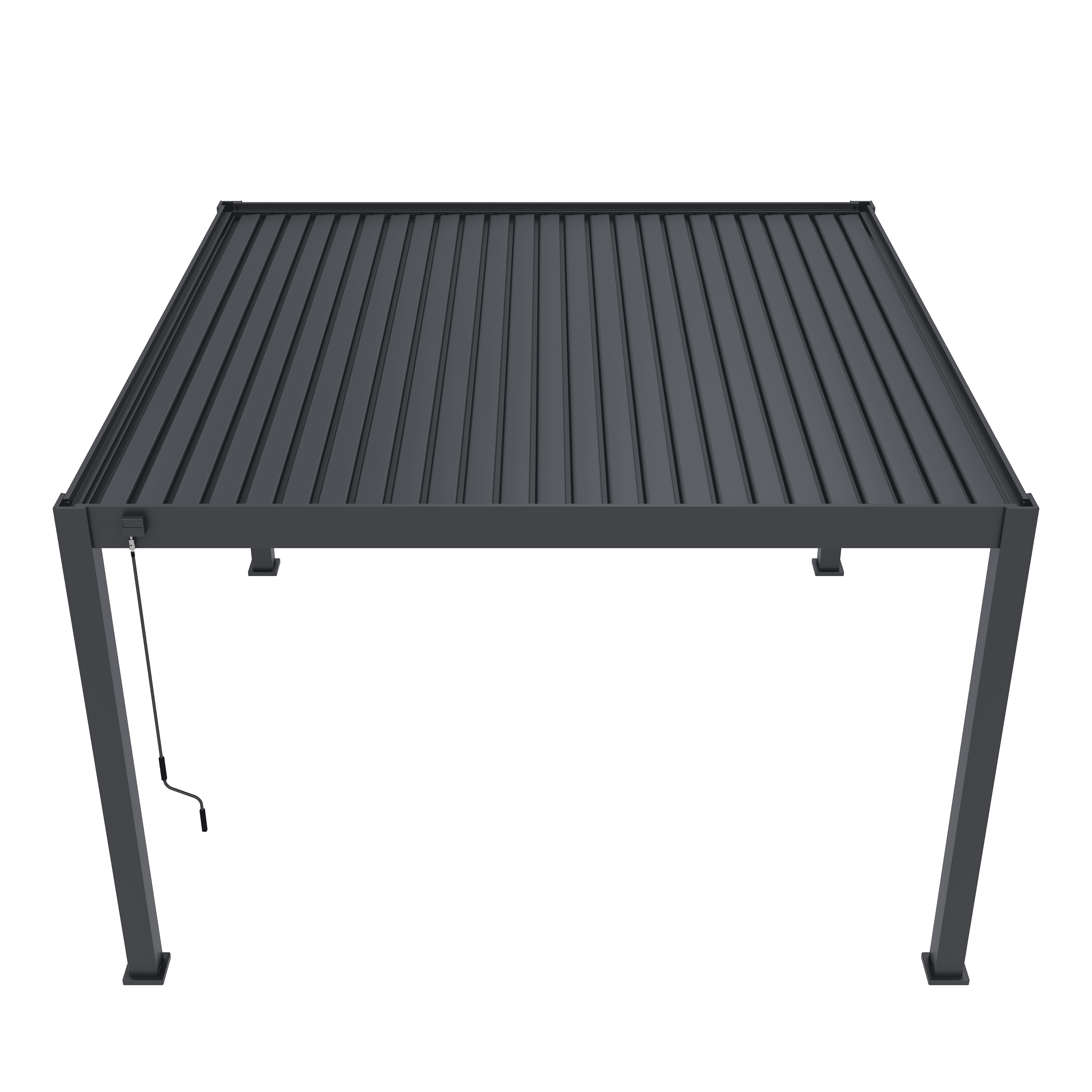 Orion Premium overkapping - 400x400 cm - Antraciet