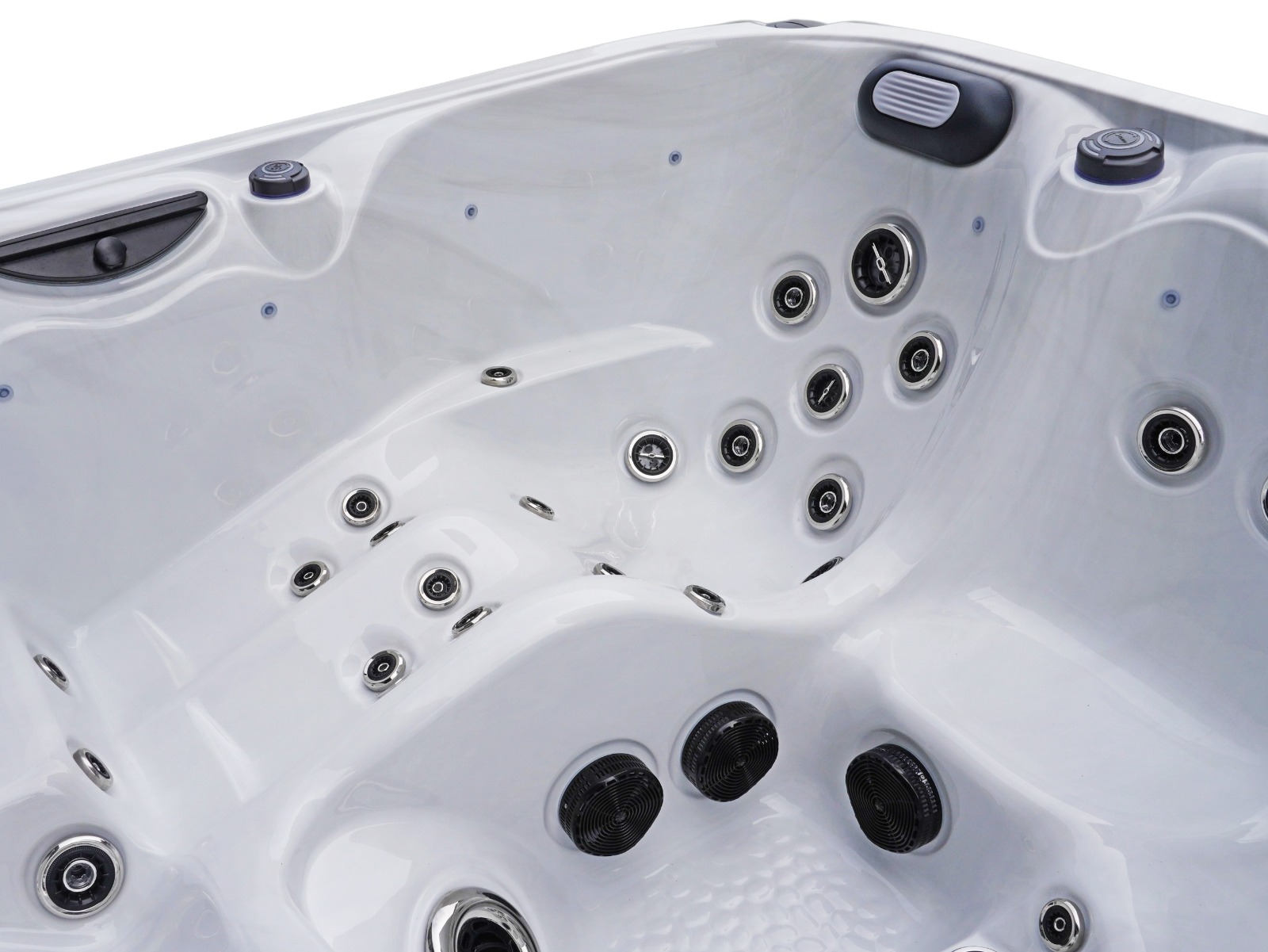 Orion Treasure spa X4 - 5 persoons - Lichtgrijs - Plug and Play