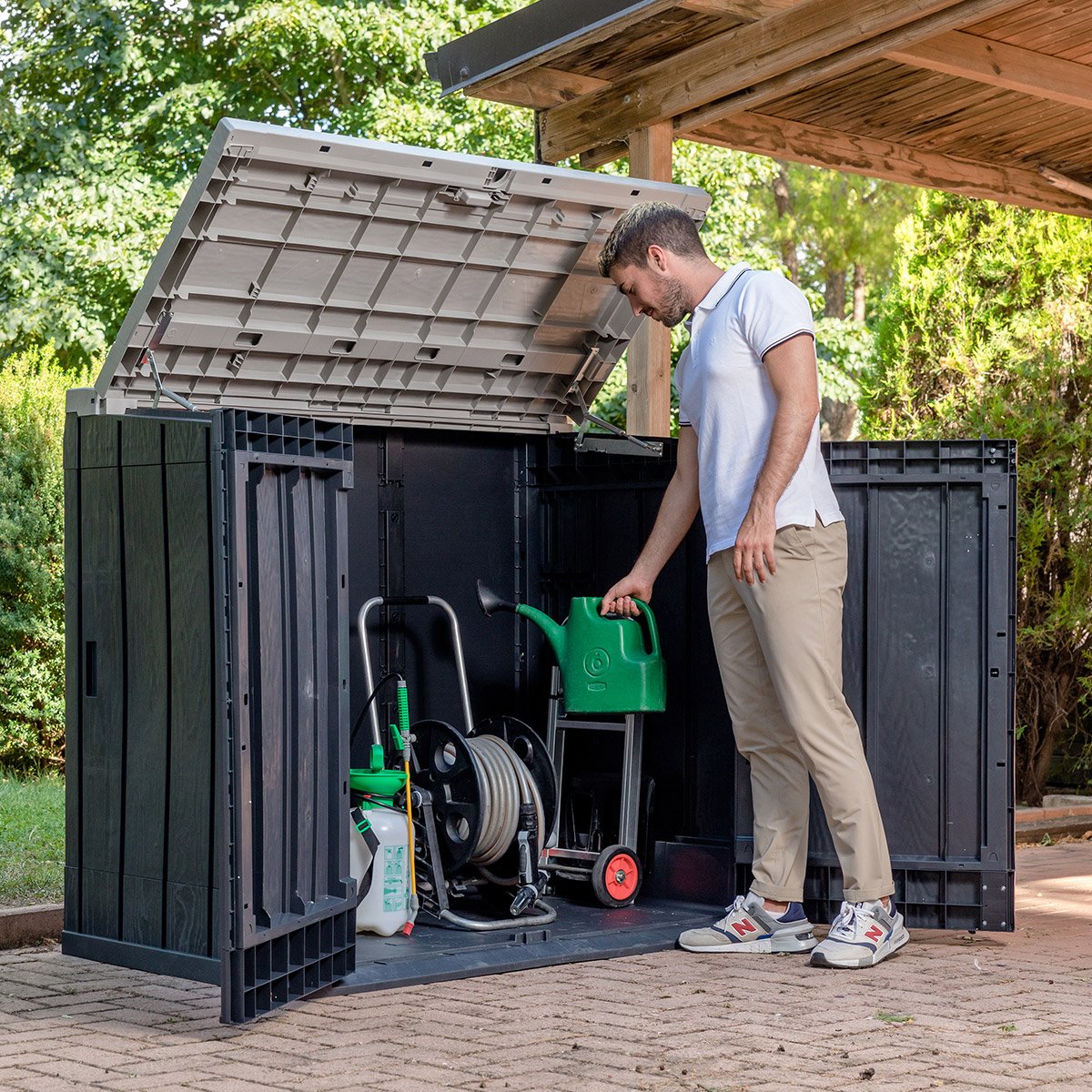 Toomax Stora Way plus opbergbox - 2270L - donkergrijs/antraciet Toomax Stora Way plus opbergbox - 2270L - donkergrijs/antraciet