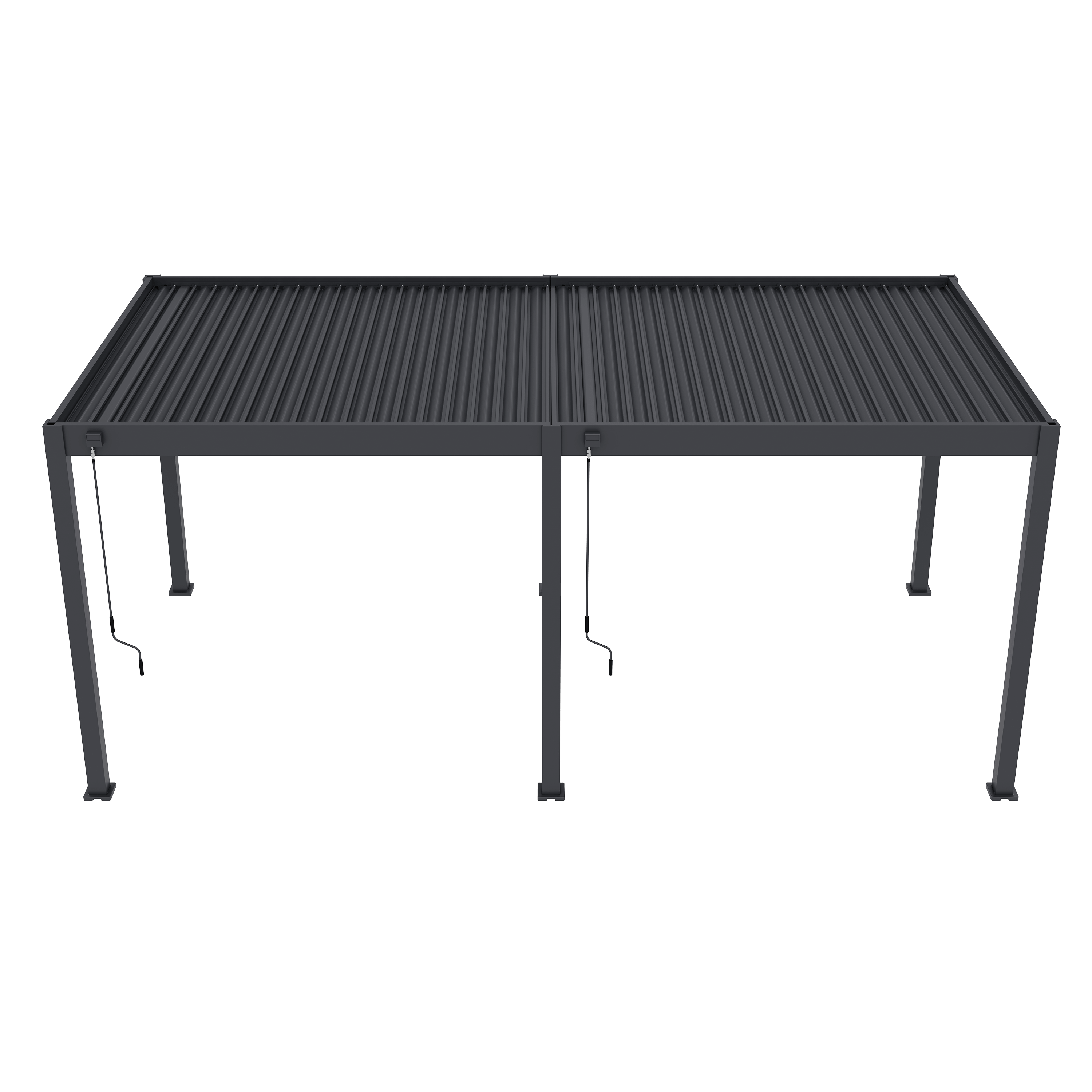 Orion Comfort overkapping - 300x600 cm - Antraciet