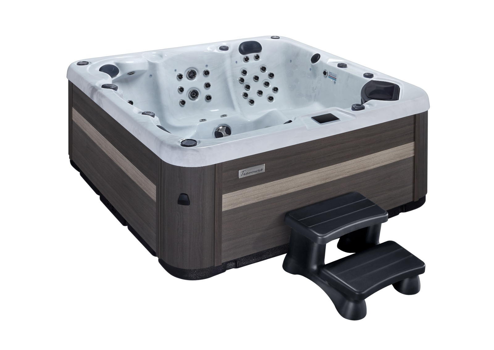 Orion Mirage spa X2 - 5 persoons - Zwart - Plug and Play