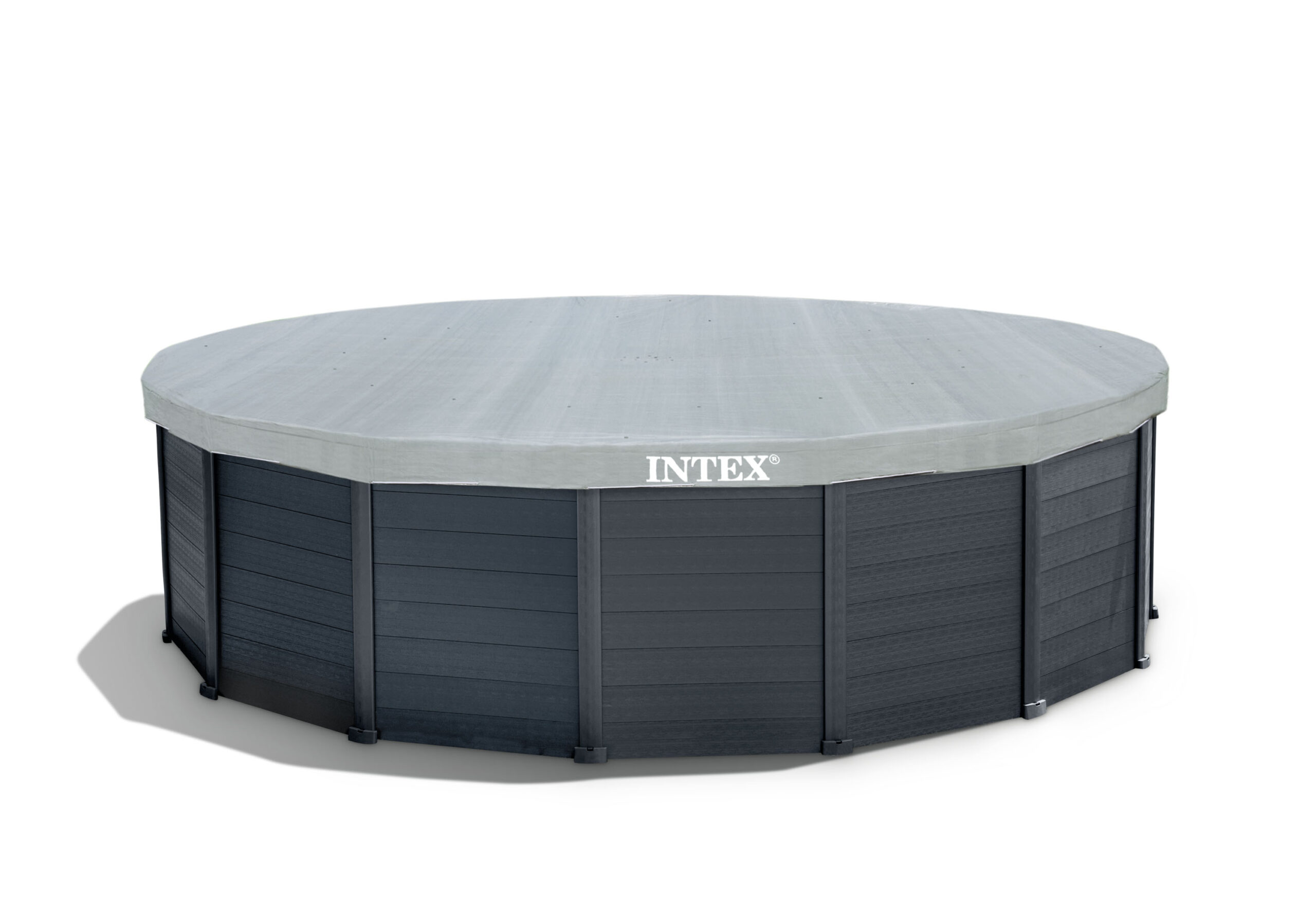 Intex Graphite Panel Pool 478 x 124 cm – met zandfilterpomp en accessoires