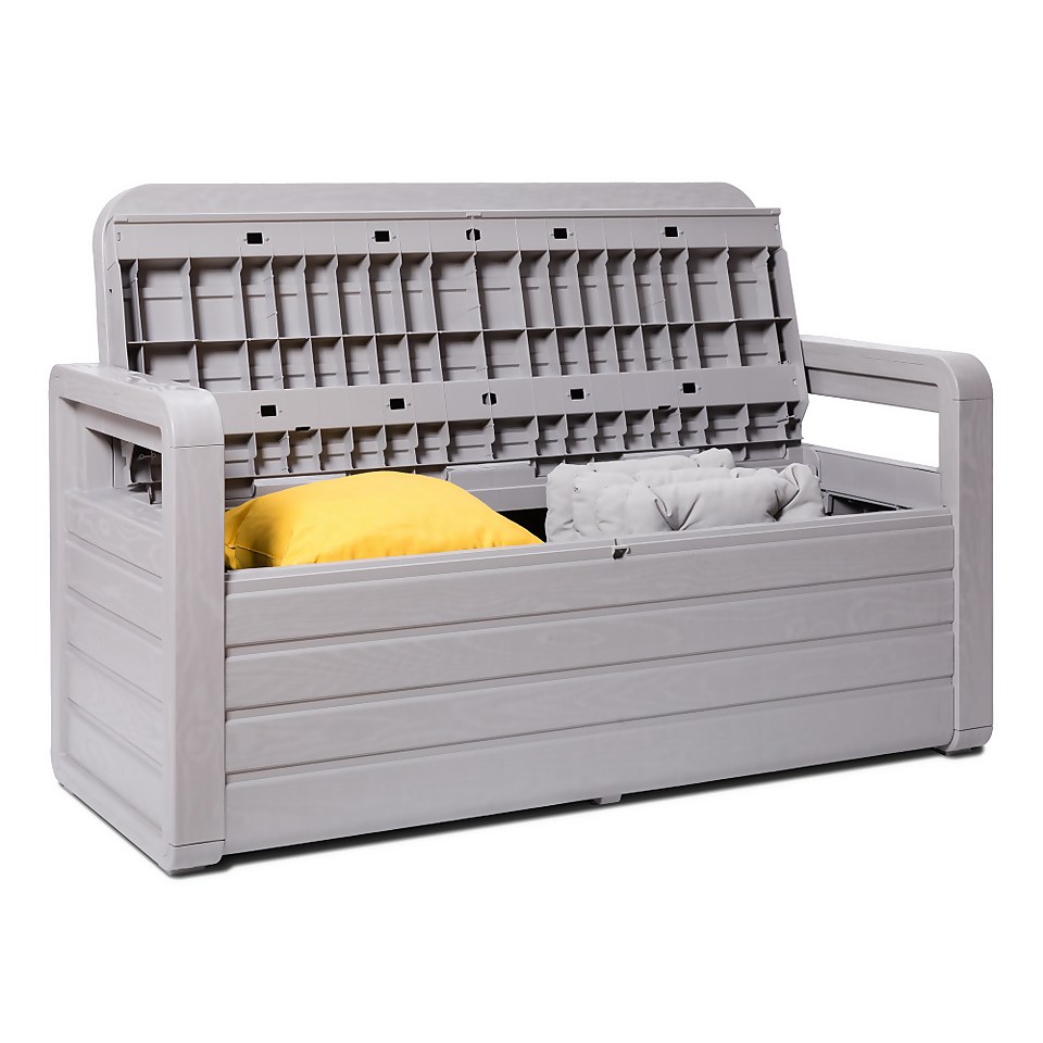 Toomax Foreverspring bench opbergbox - 263L - grijs 