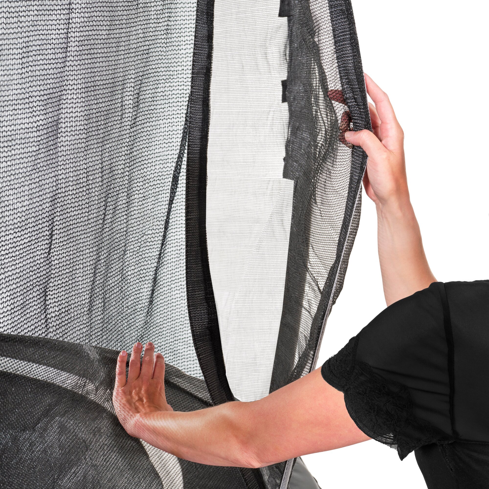 EXIT Allure Premium trampoline Ø305cm met Deluxe veiligheidsnet - Zwart EXIT Allure Premium trampoline Ø305cm met Deluxe veiligheidsnet - Zwart