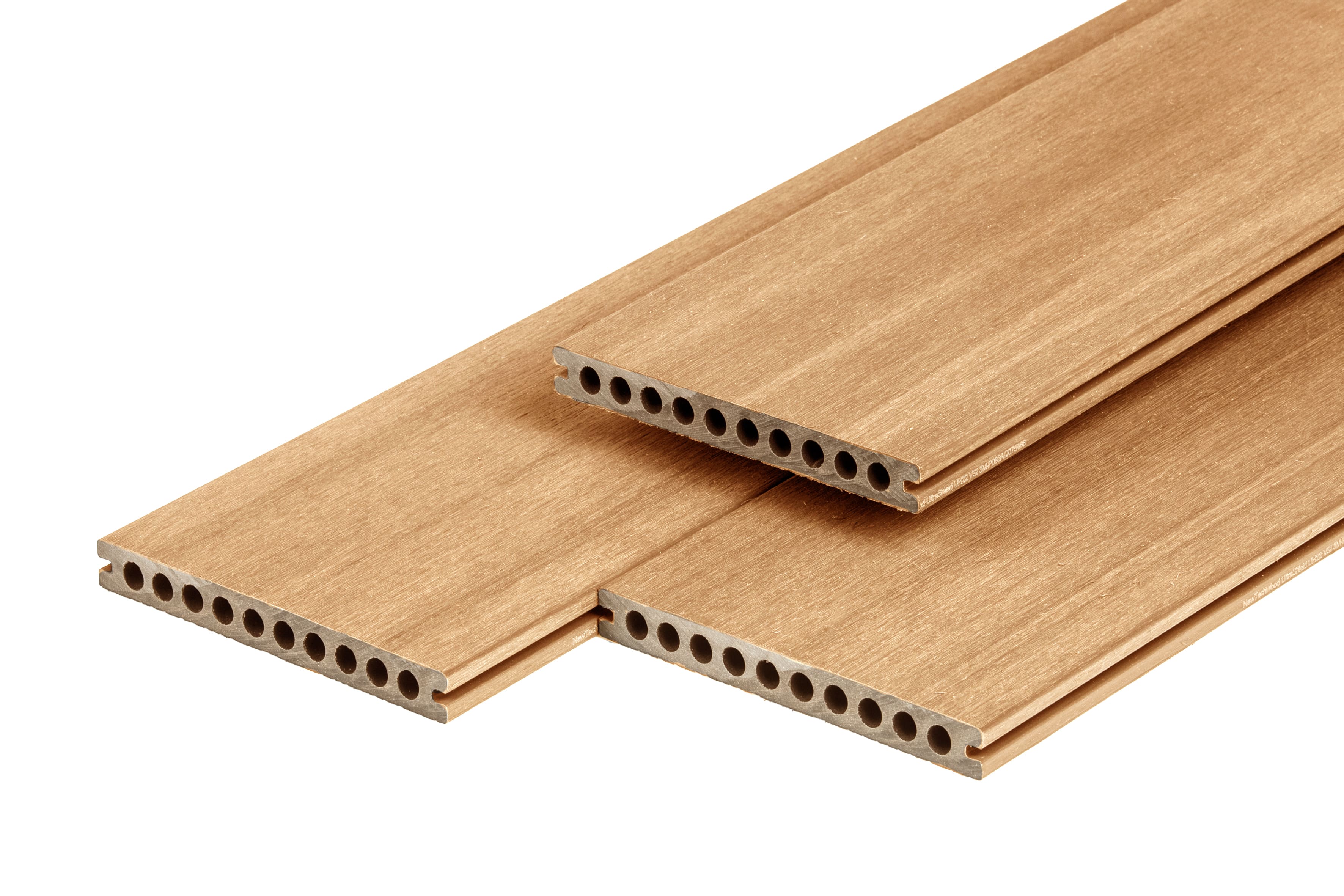 PuraShield vlonderplank composiet - 400 cm - Semi-massief - Voor clips - 21 cm breed - Cedar