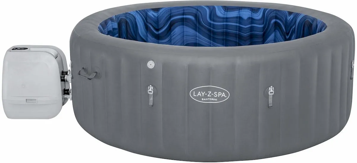 Lay-Z spa Santorini HydroJet Pro opblaasbare spa - 7 persoons