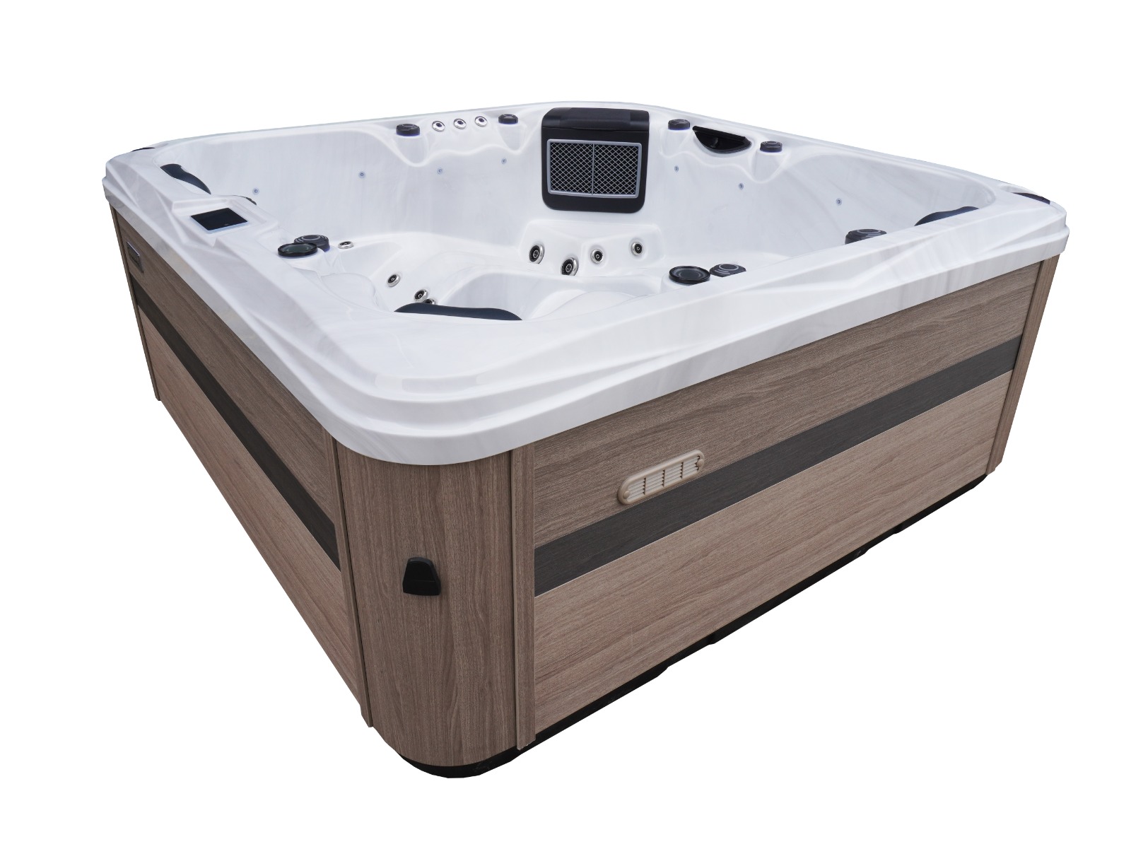 Orion Treasure spa X4 - 5 persoons - Lichtgrijs - Plug and Play