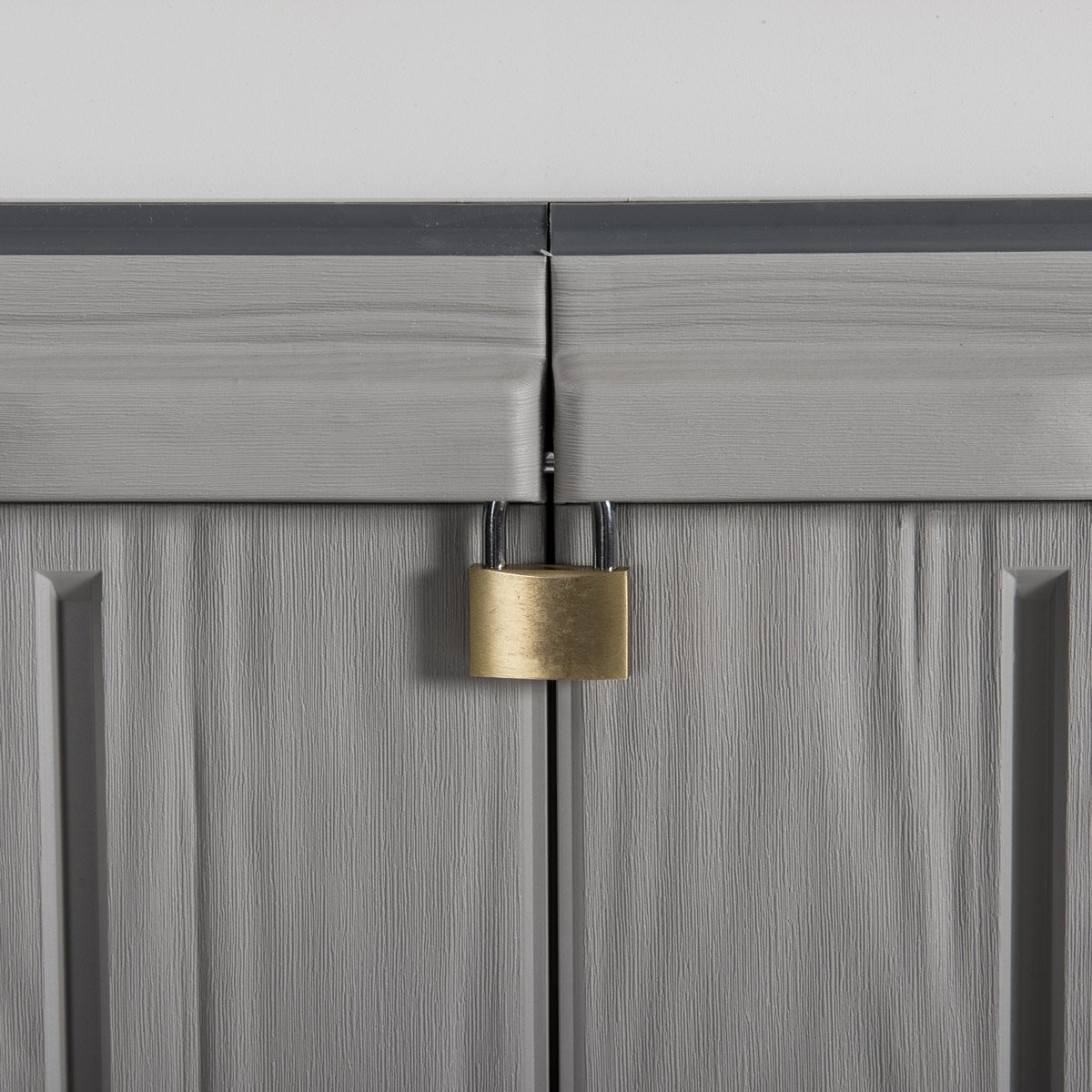 Toomax Florida XL opbergkast laag - lichtgrijs/donkergrijs