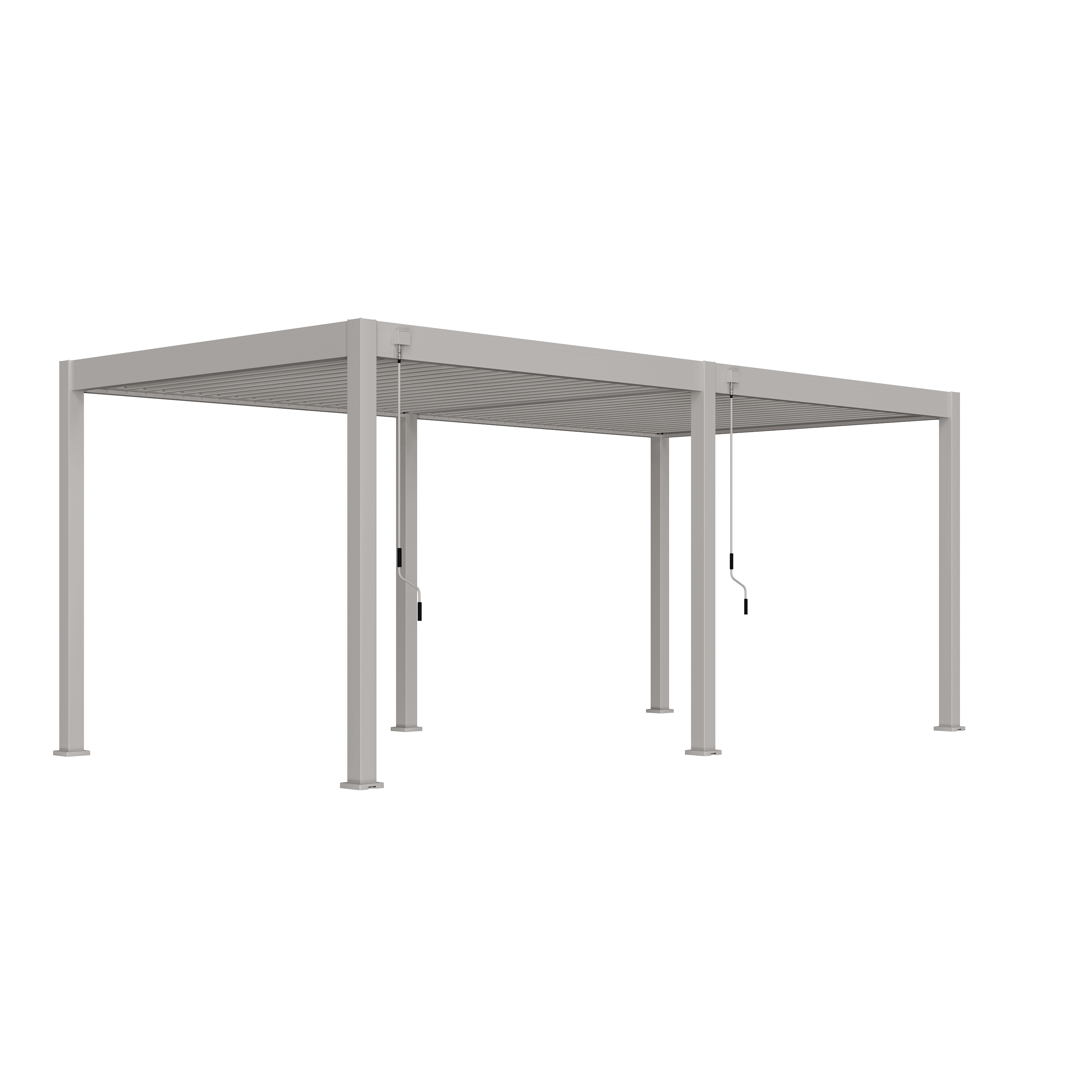 Orion comfort overkapping - 300x600 cm - Kiezelgrijs