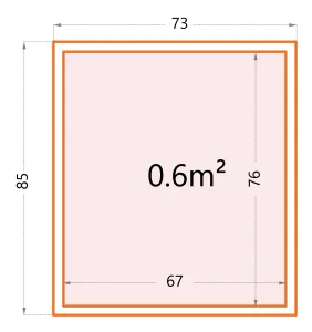 Telluria Cestino opbergbox - 650L - lichtgrijs