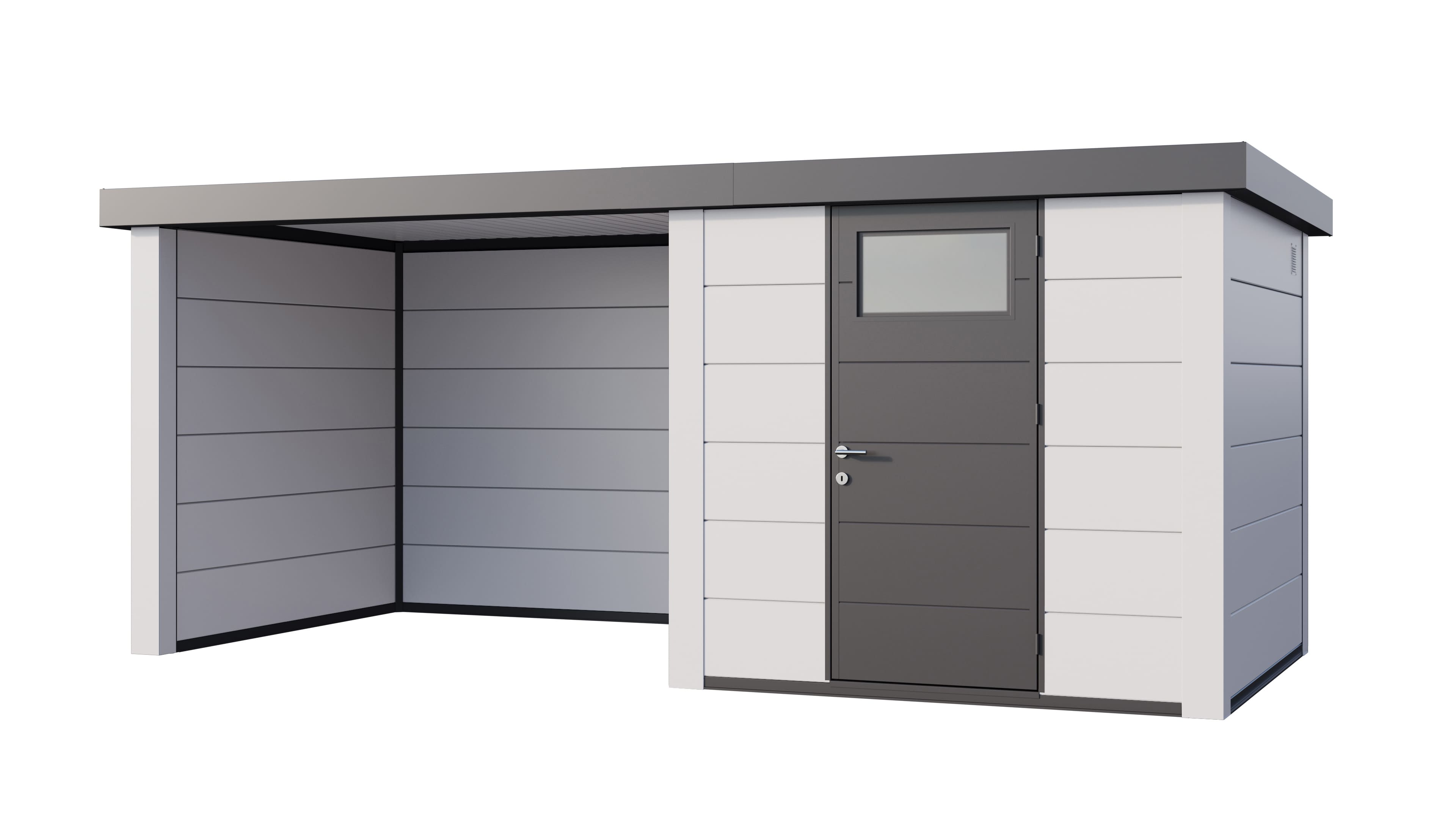 Telluria Classico 2424 tuinhuis inclusief dichte lounge - 522 x 238 cm - wit