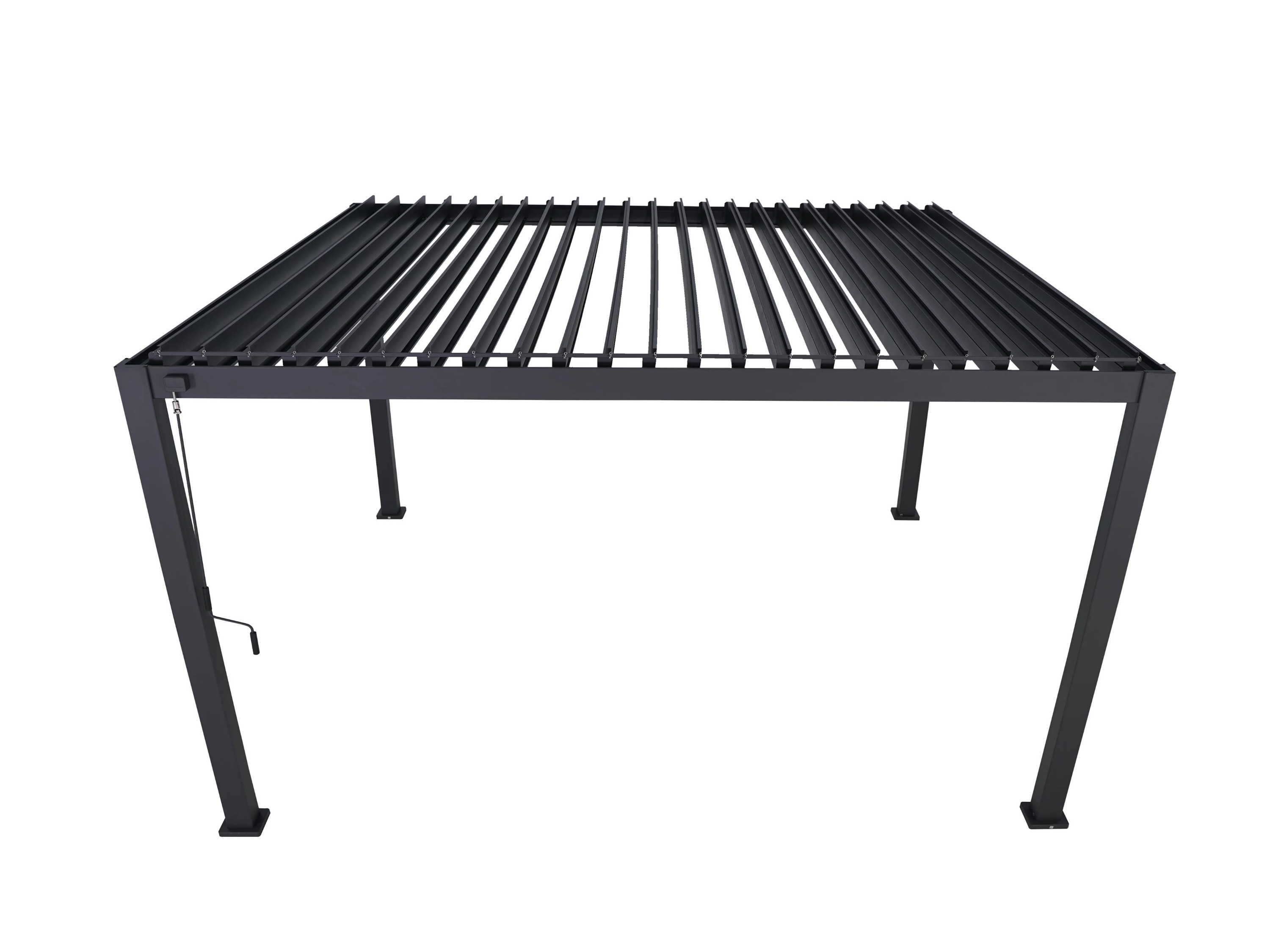 Mirador Deluxe overkapping - 360 x 400 cm - antraciet