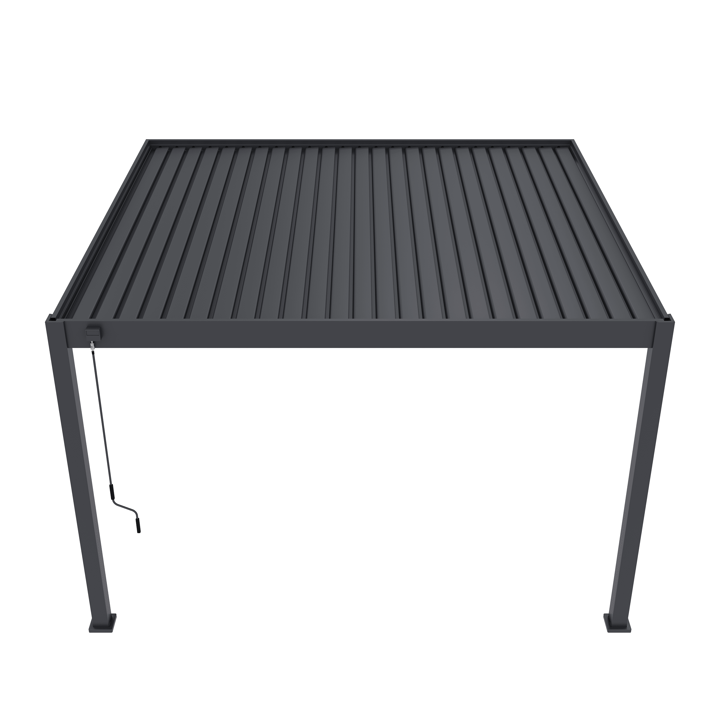 Orion Deluxe overkapping - Muurbevestiging - 360x400 cm - Antraciet