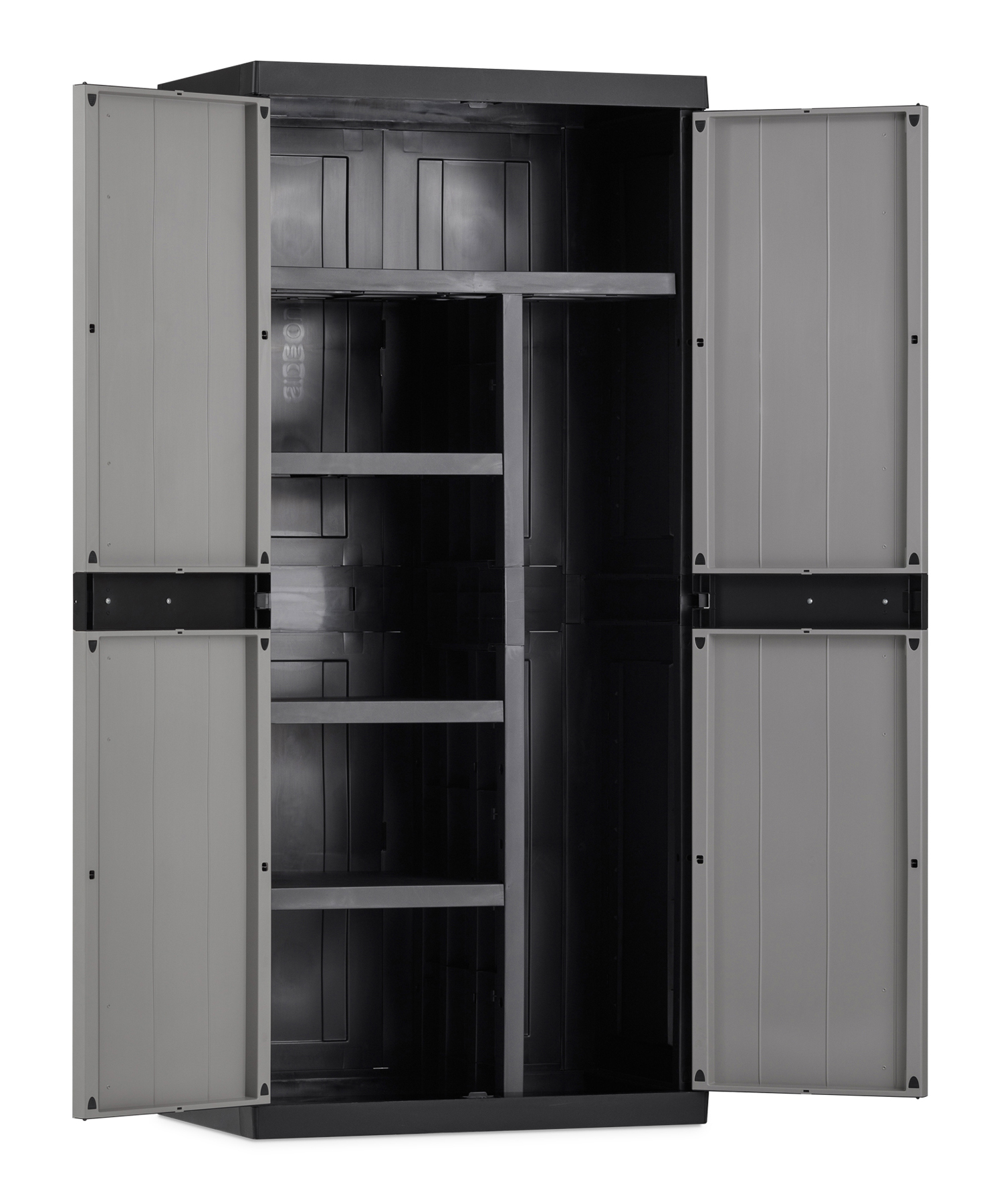 Toomax Bios Mega utility opbergkast hoog - lichtgrijs/antraciet Toomax Bios Mega utility opbergkast hoog - lichtgrijs/antraciet
