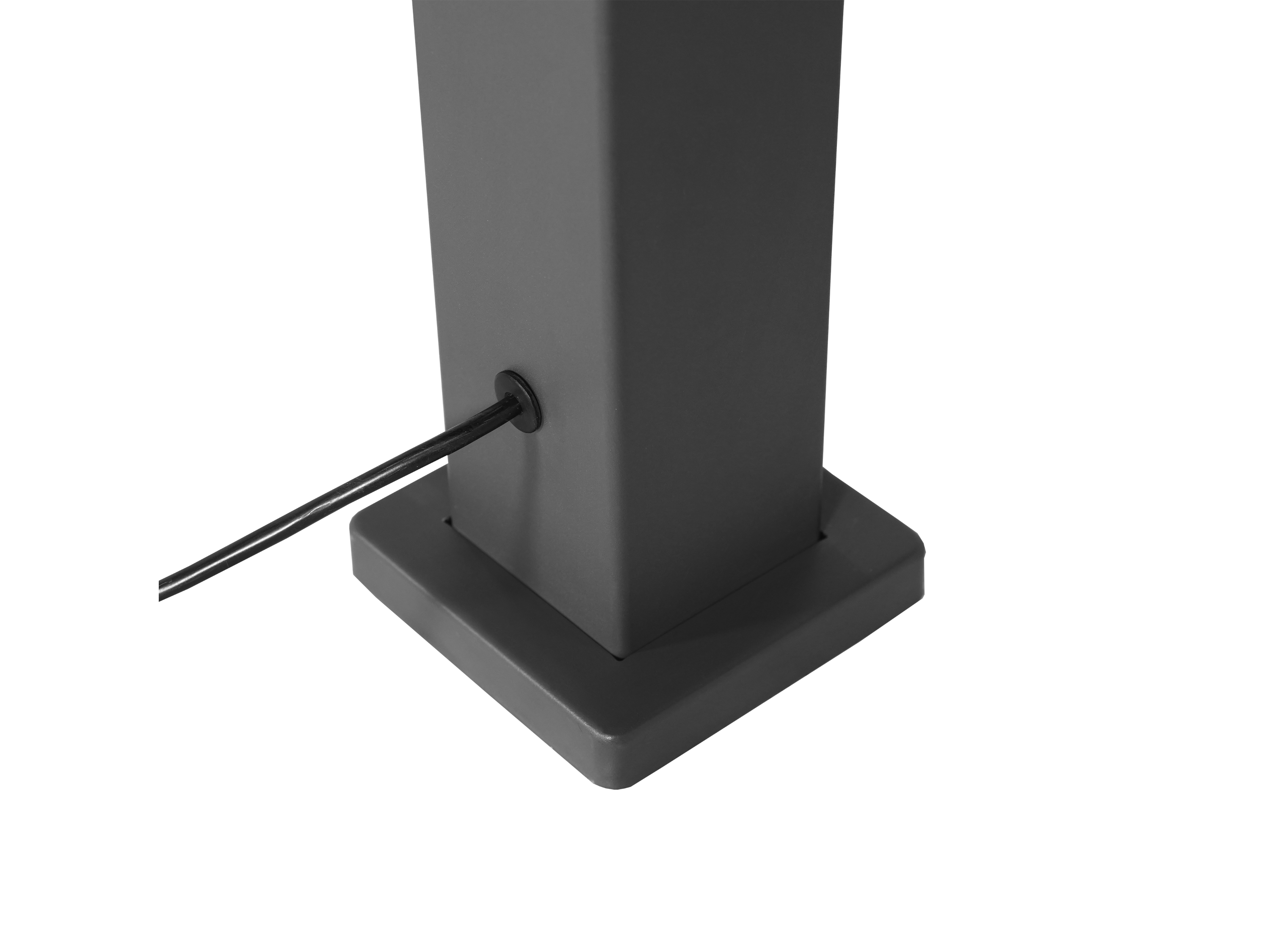 Mirador Deluxe overkapping E-LED - 300 x 600 - antraciet - met elektrisch lamellendak en LED 