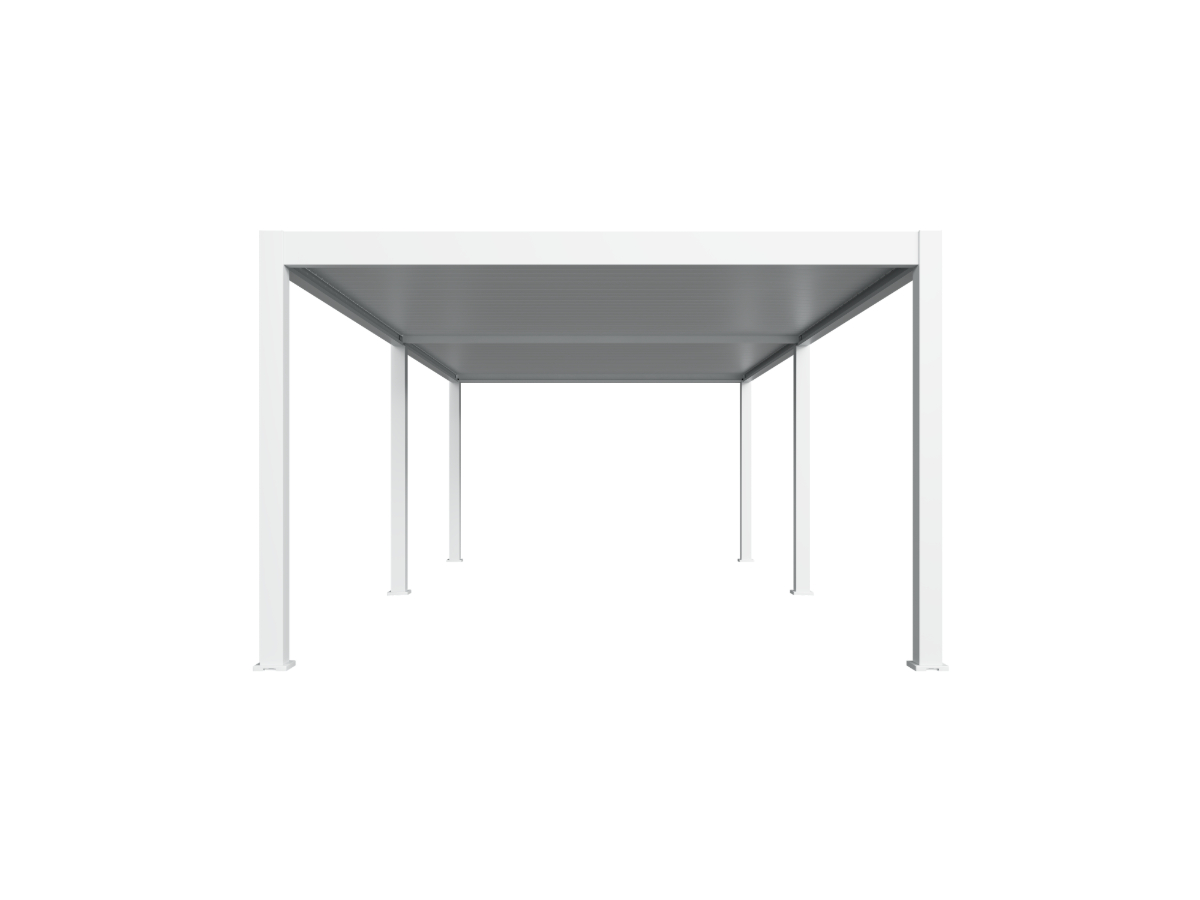 Orion Premium overkapping - 400x800 cm - Wit