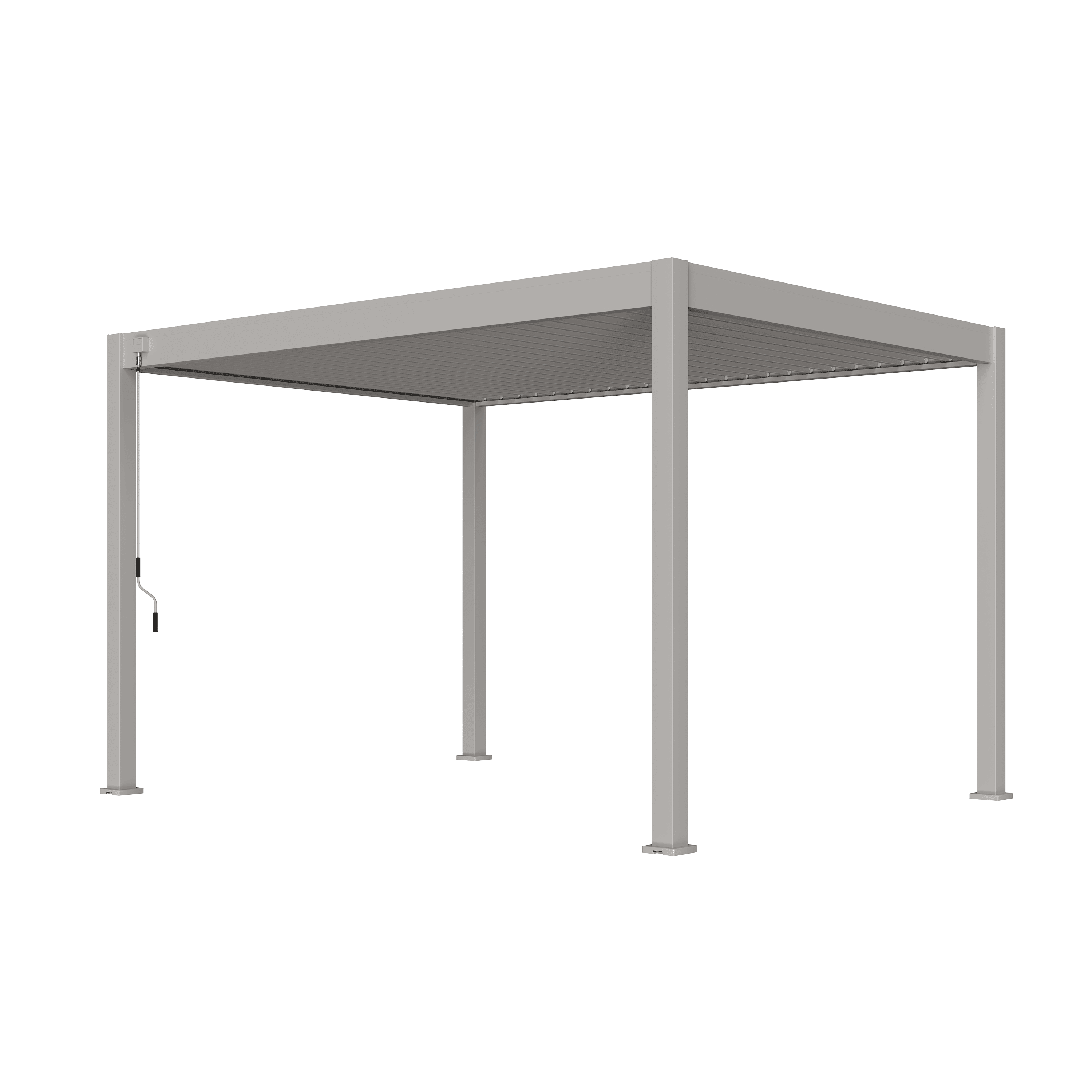 Orion Deluxe overkapping - 300x400 cm - Kiezelgrijs