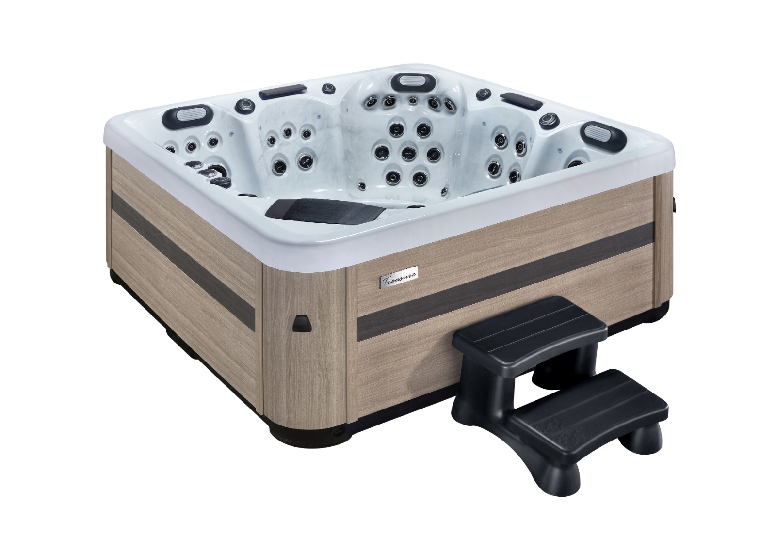 Orion Mirage spa X3 - 5 persoons - Lichtgrijs - Plug and Play