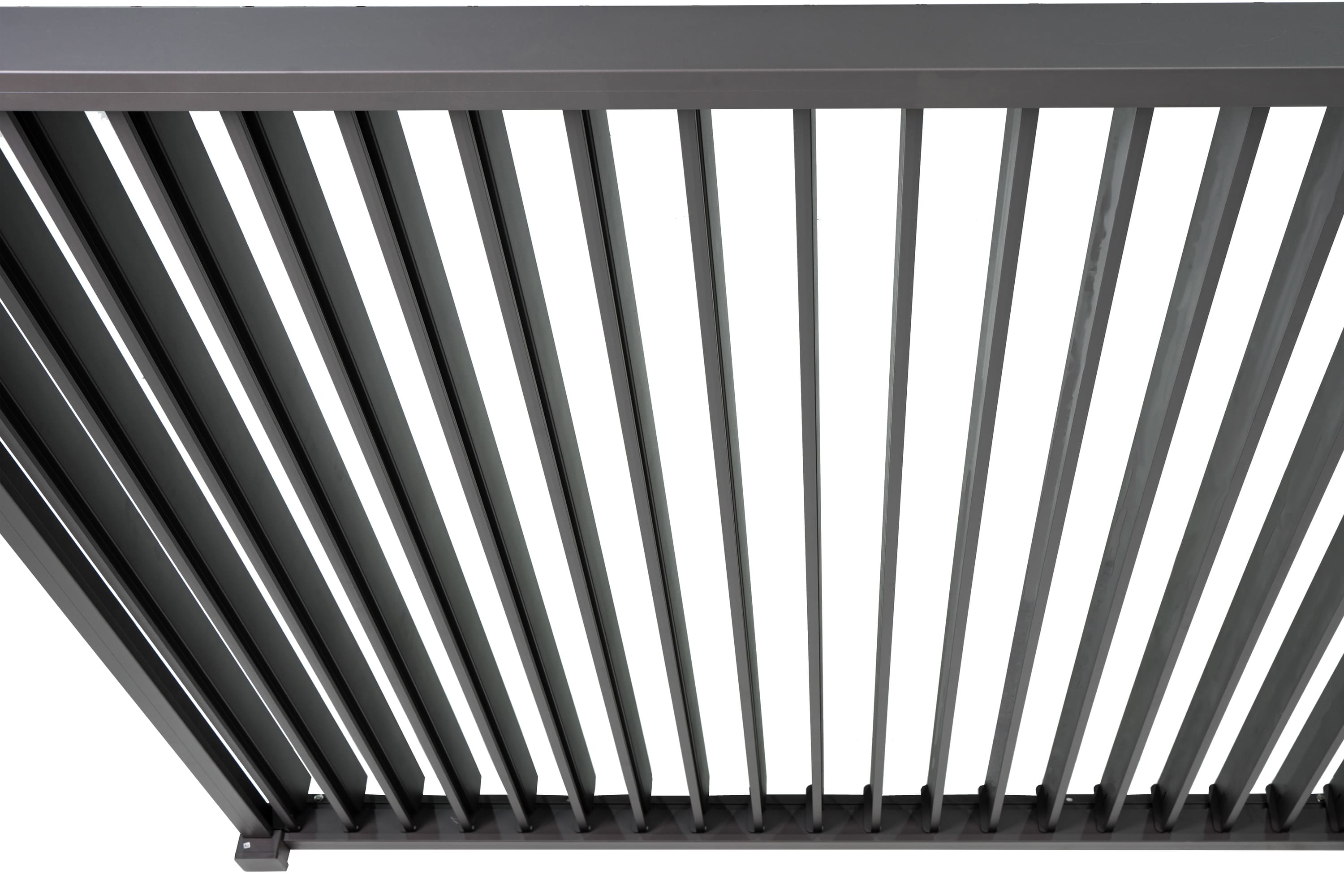 Mirador Deluxe overkapping muurbevestiging - 300 x 530 cm - antraciet 