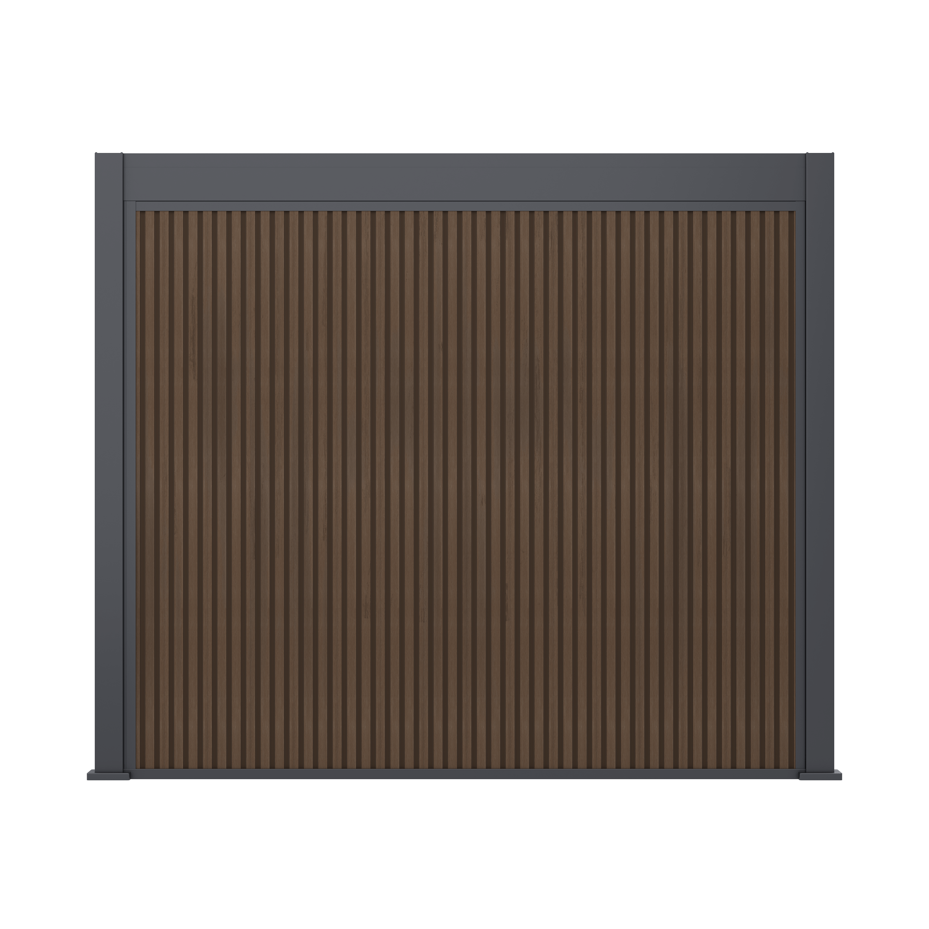 Orion opbergmodule - 300 cm - Antraciet / Wood