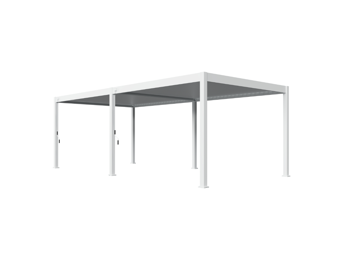 Orion Deluxe overkapping  - 360x720 cm - Wit