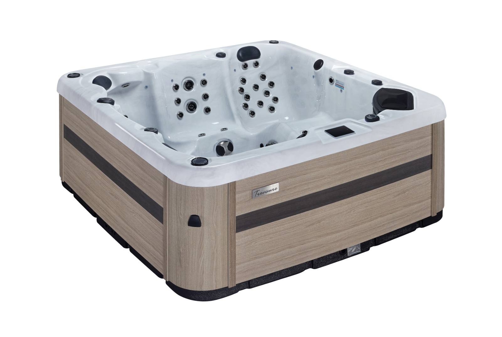 Orion Mirage spa X2 - 5 persoons - Lichtgrijs - Plug and Play