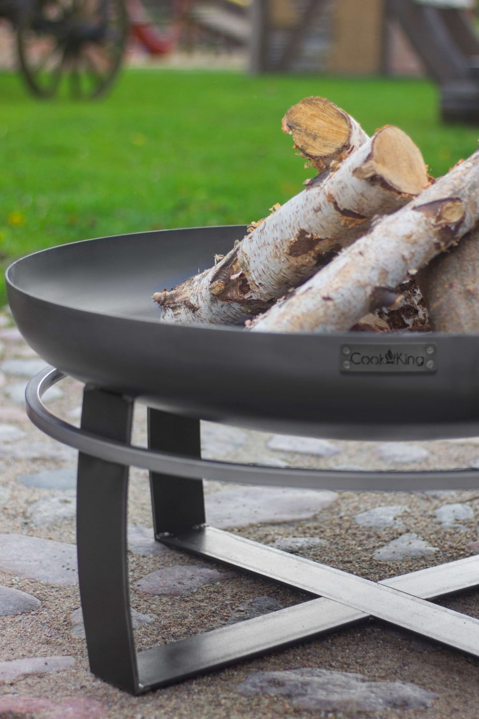 CookKing Viking vuurschaal - Ø70 cm - zwart staal
