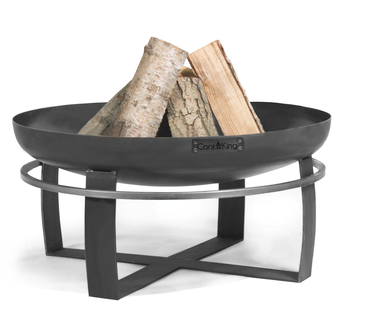 CookKing Viking vuurschaal - Ø70 cm - zwart staal