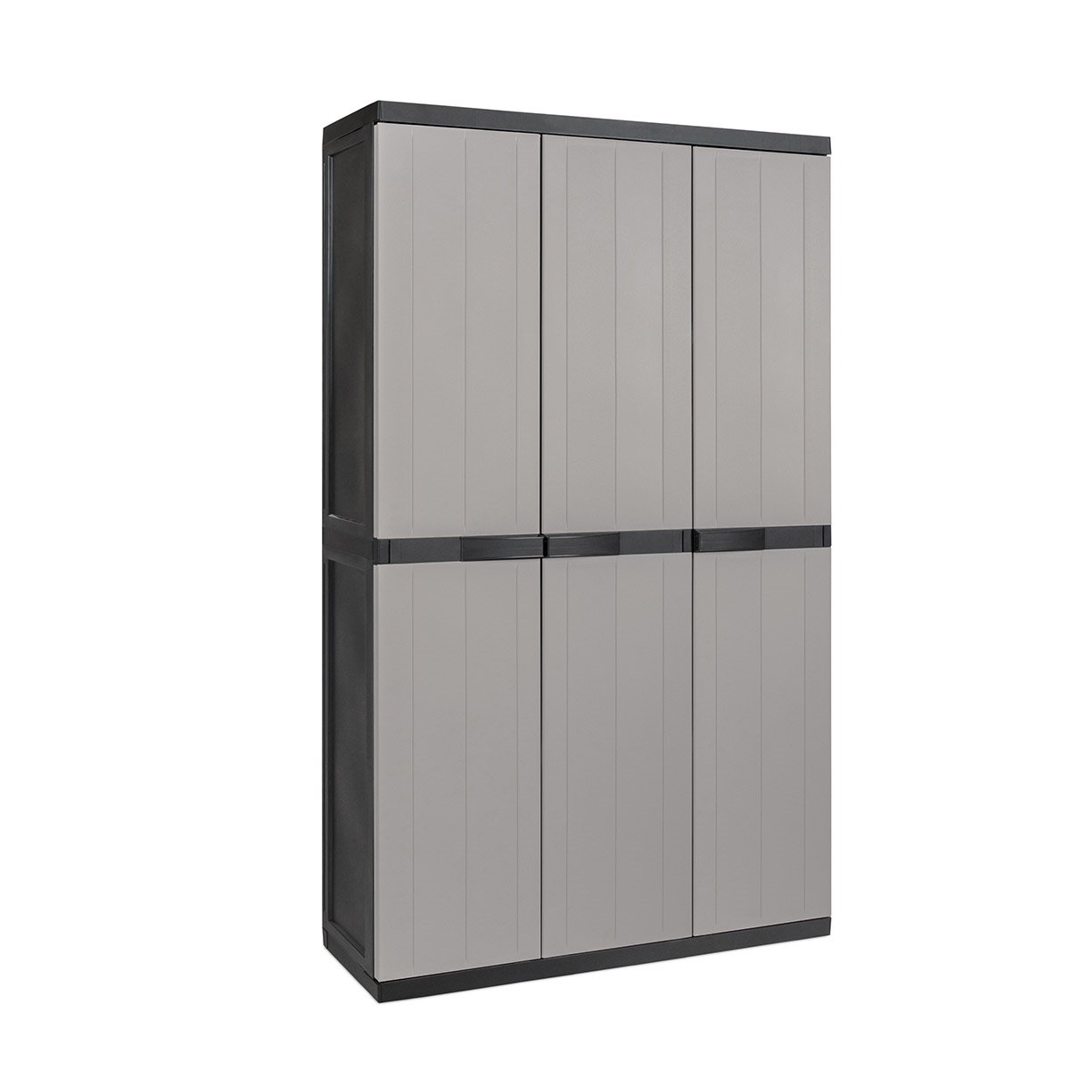 Toomax Bios Midi opbergkast hoog- 3 deuren - lichtgrijs/antraciet 