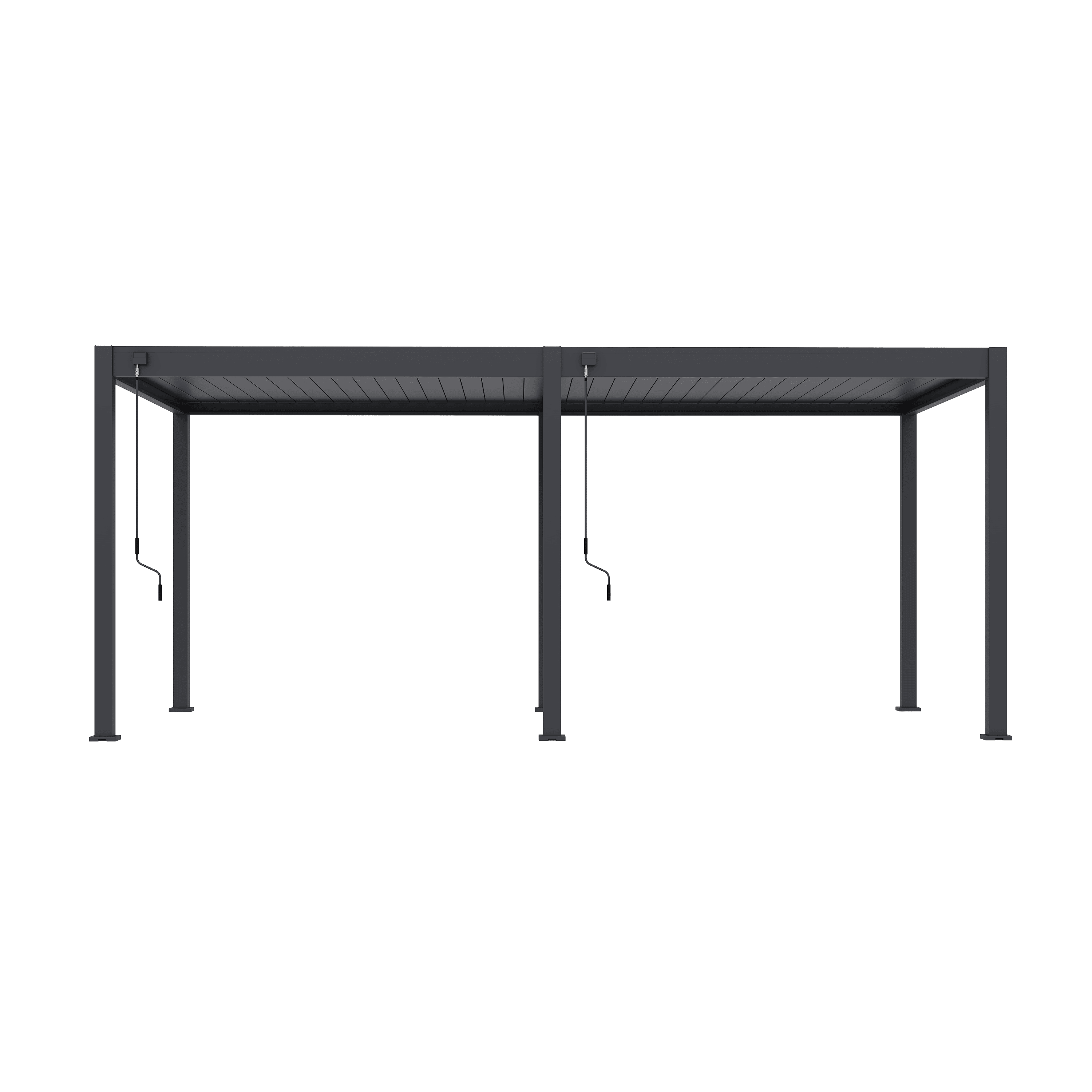 Orion Deluxe overkapping - 300x600 cm - Antraciet