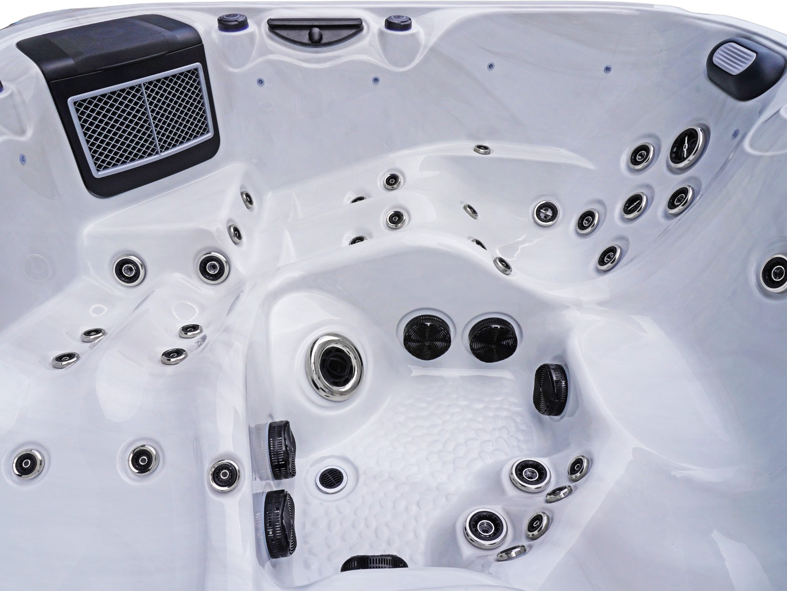 Orion Treasure spa X4 - 5 persoons - Lichtgrijs - Plug and Play