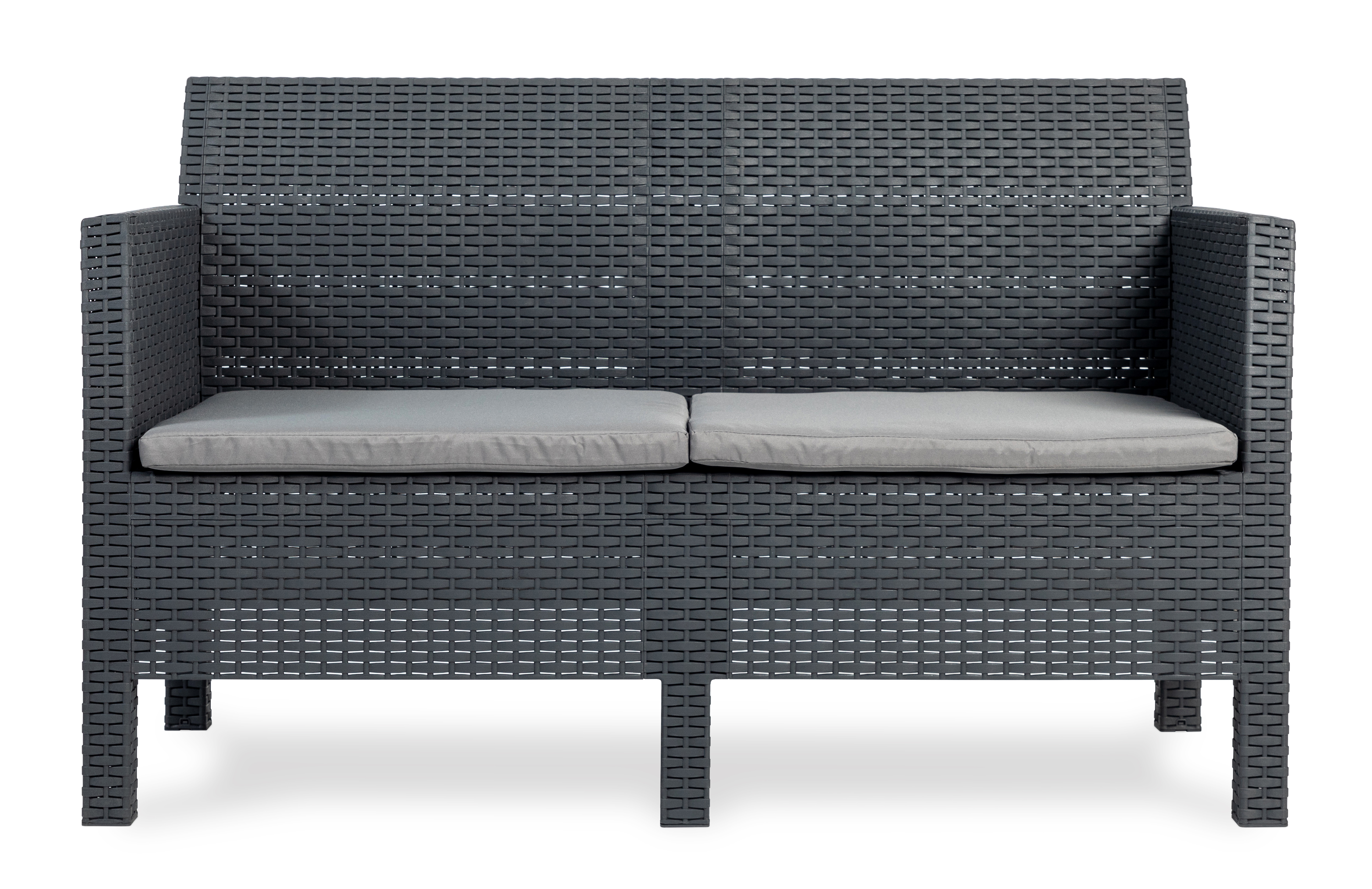 Toomax Matilde loungeset - 4 zitplaatsen - antraciet 