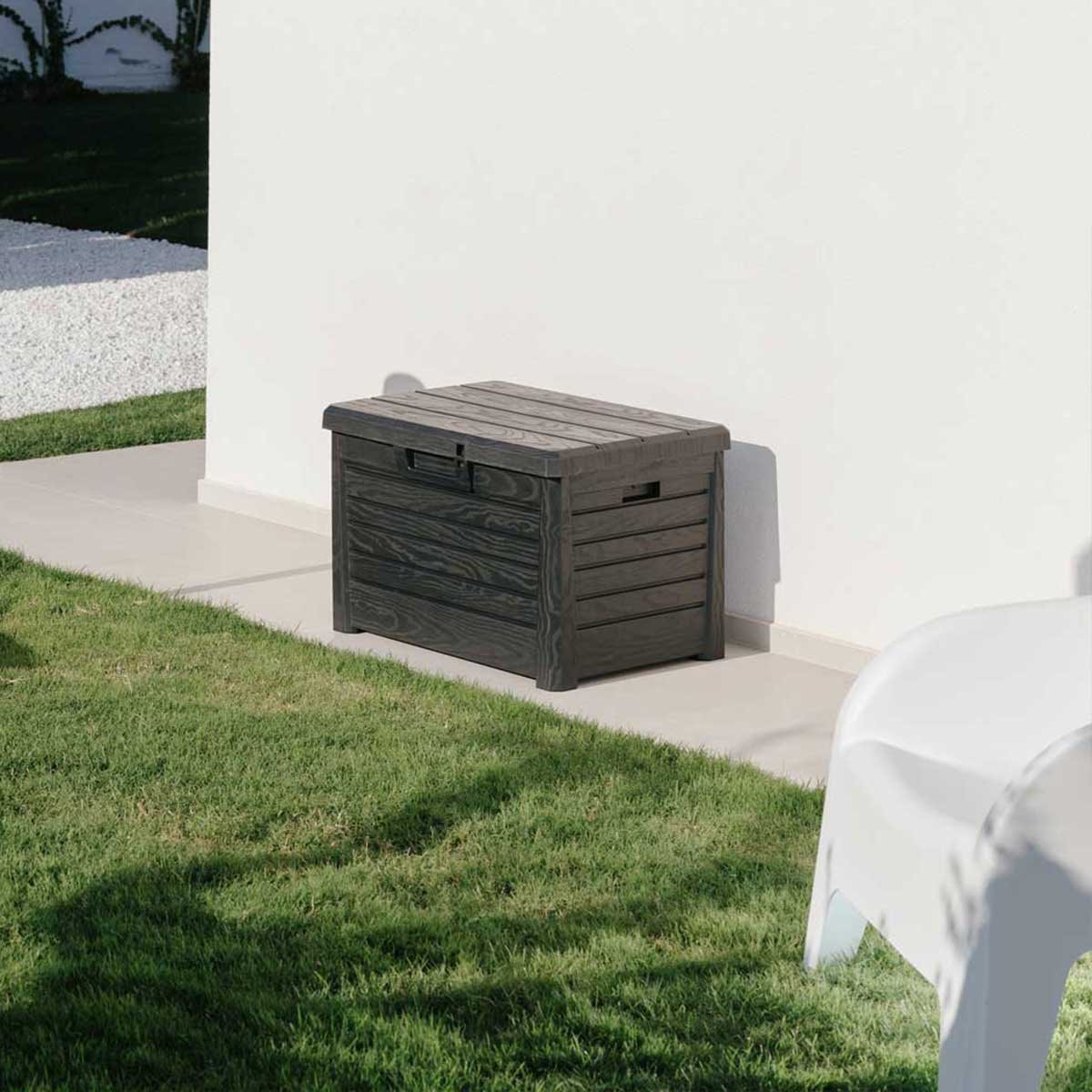 Toomax Florida Compact opbergbox - 120 liter - antraciet Toomax Florida Compact opbergbox - 120 liter - antraciet
