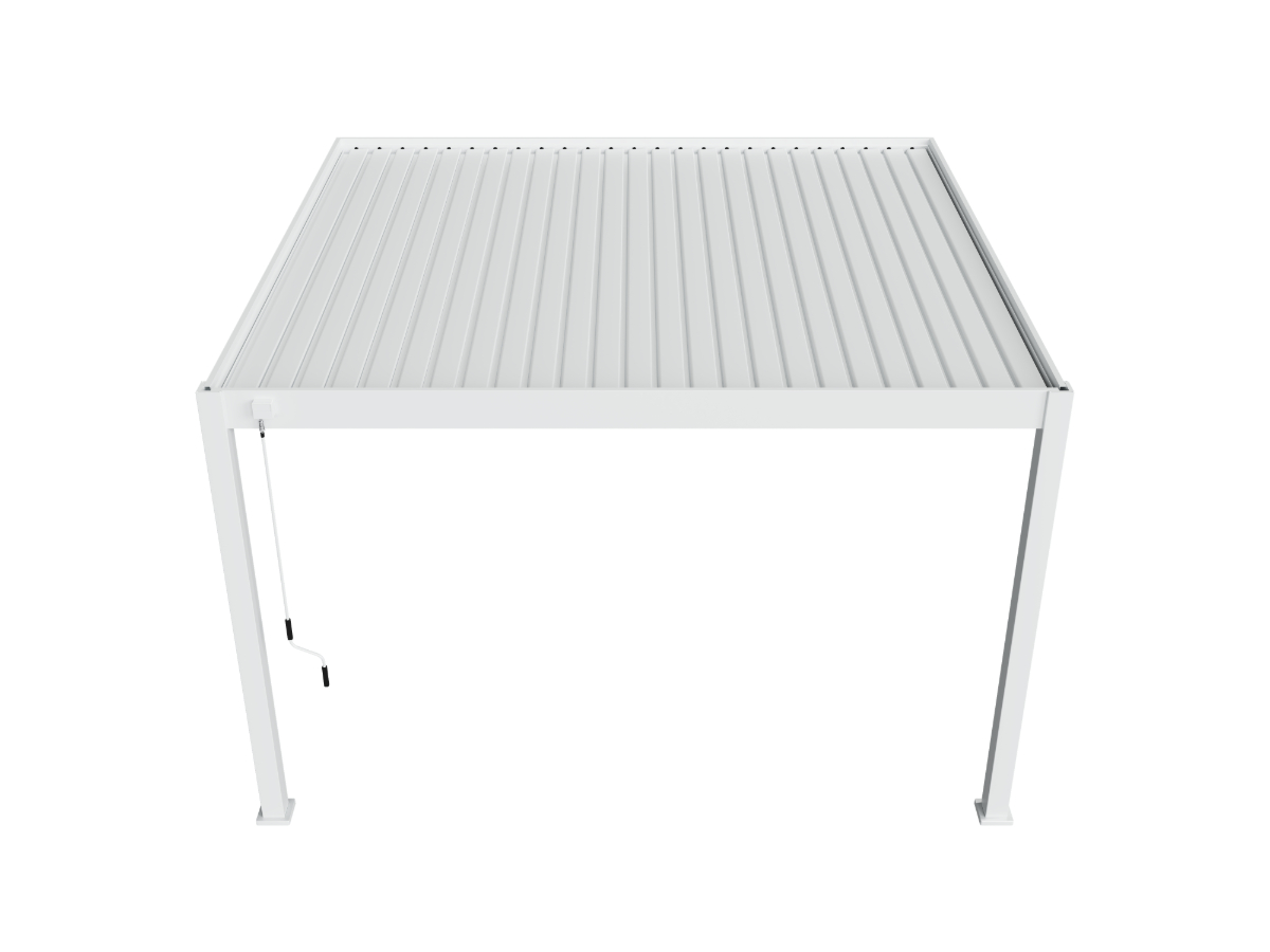 Orion Deluxe overkapping - Muurbevestiging - 360x400 cm - Wit