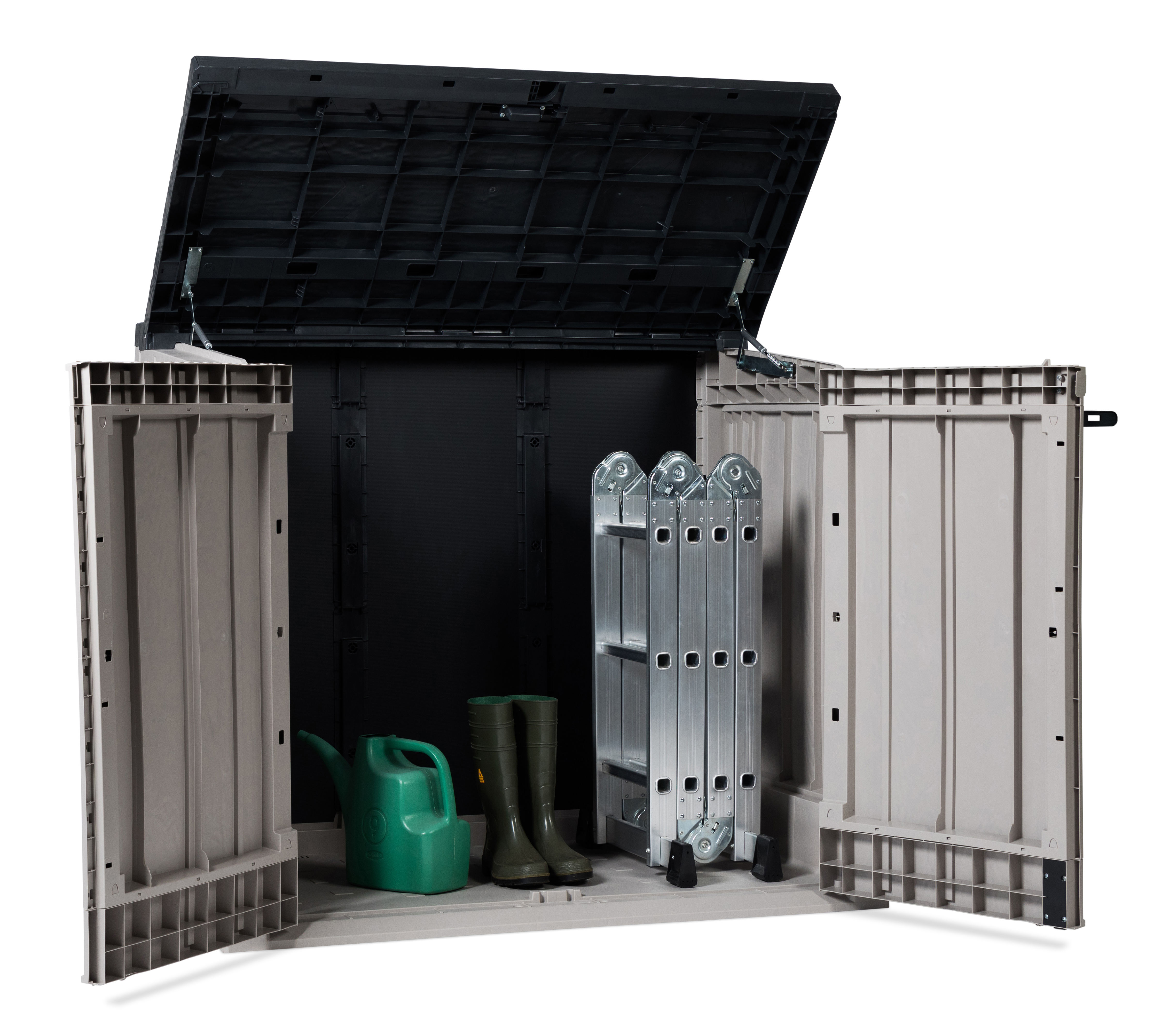 Toomax Stora Way plus opbergbox - 1270L - lichtgrijs/antraciet Toomax Stora Way plus opbergbox - 1270L - lichtgrijs/antraciet