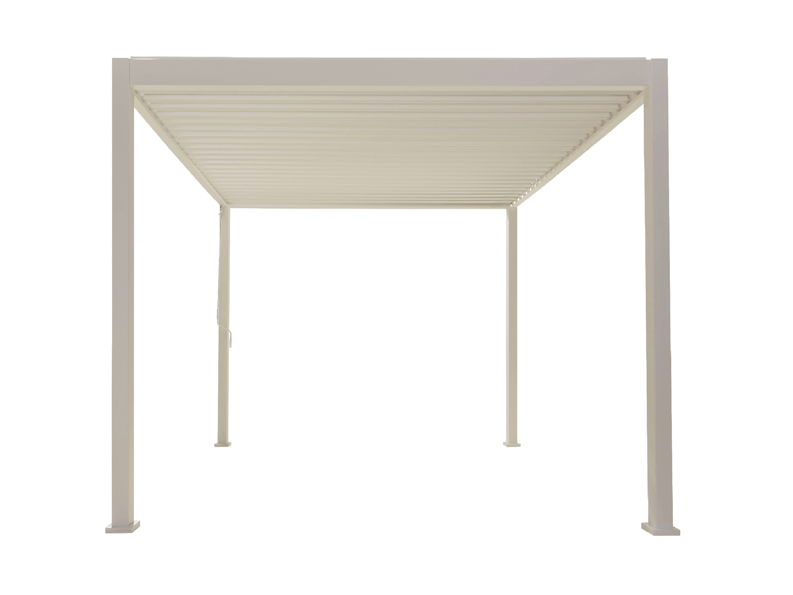 Mirador Deluxe overkapping - 300 x 400 cm - lichtgrijs