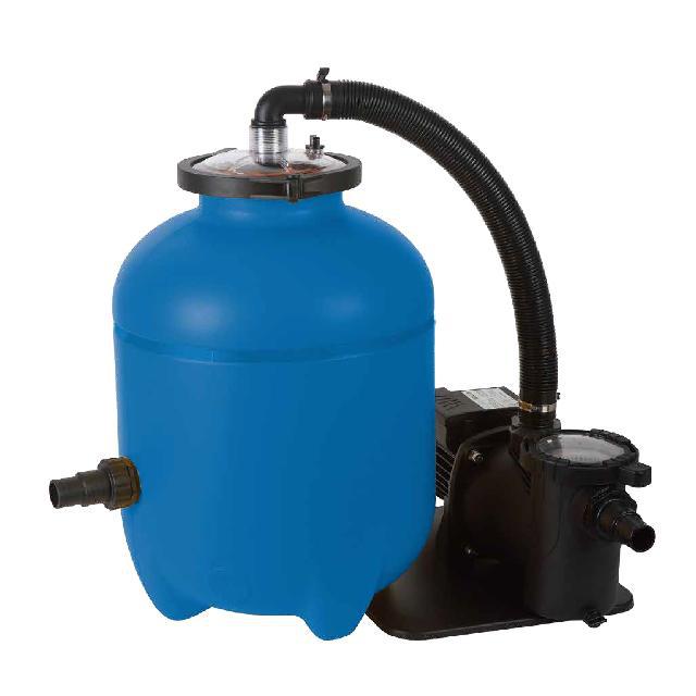 Blue Bay Guernsey metalen zwembad 610 x 360 x 120 cm - met zandfilterpomp en accessoires